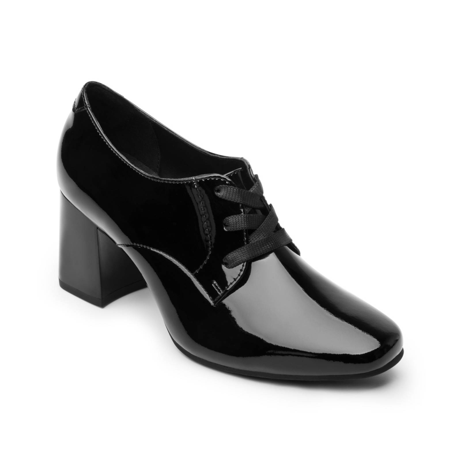 Tacón Cerrado Alto Dama Flexi 109003 Negro Charol