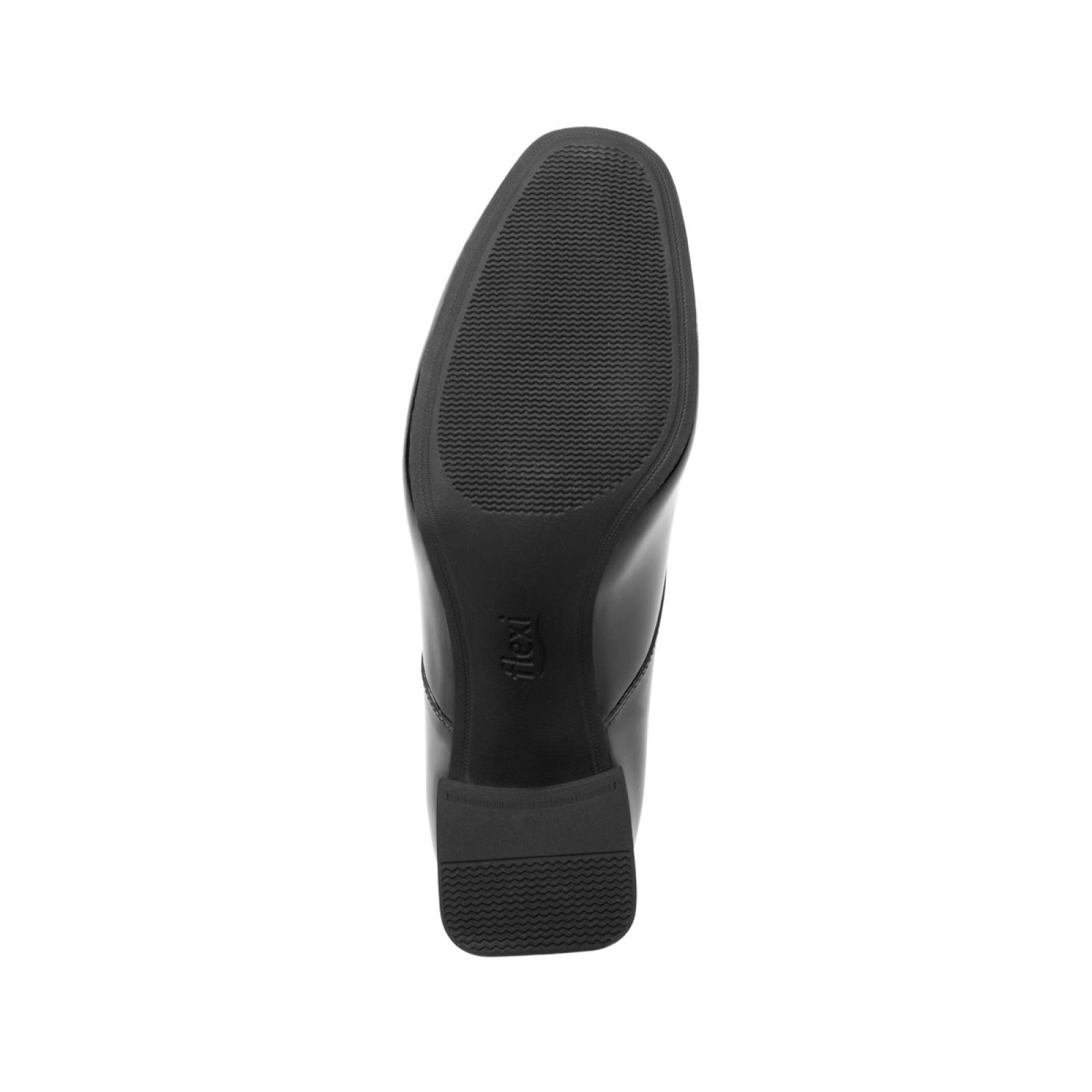 Tacón Cerrado Alto Dama Flexi 109003 Negro Charol