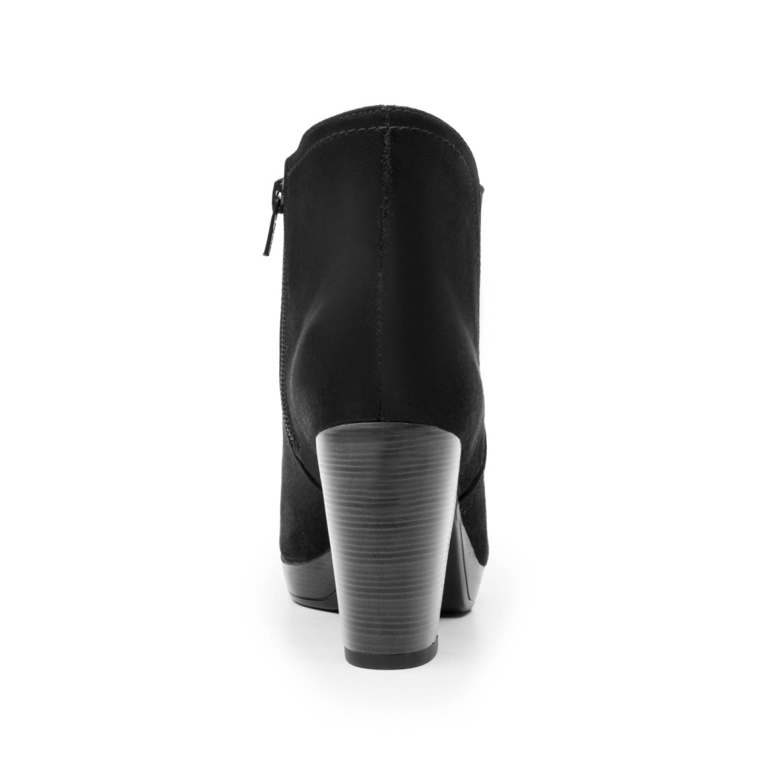 Botín Alto Dama Flexi 105809 Gamuza Elástico Lateral