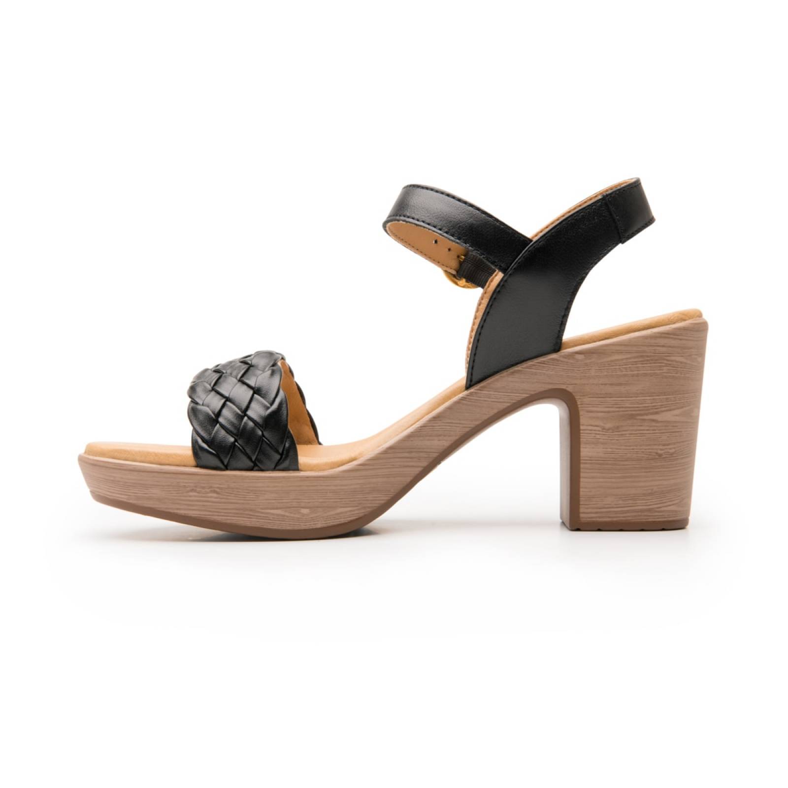 Sandalia Alta Dama Flexi 102914 Clásica Tira Trenzada