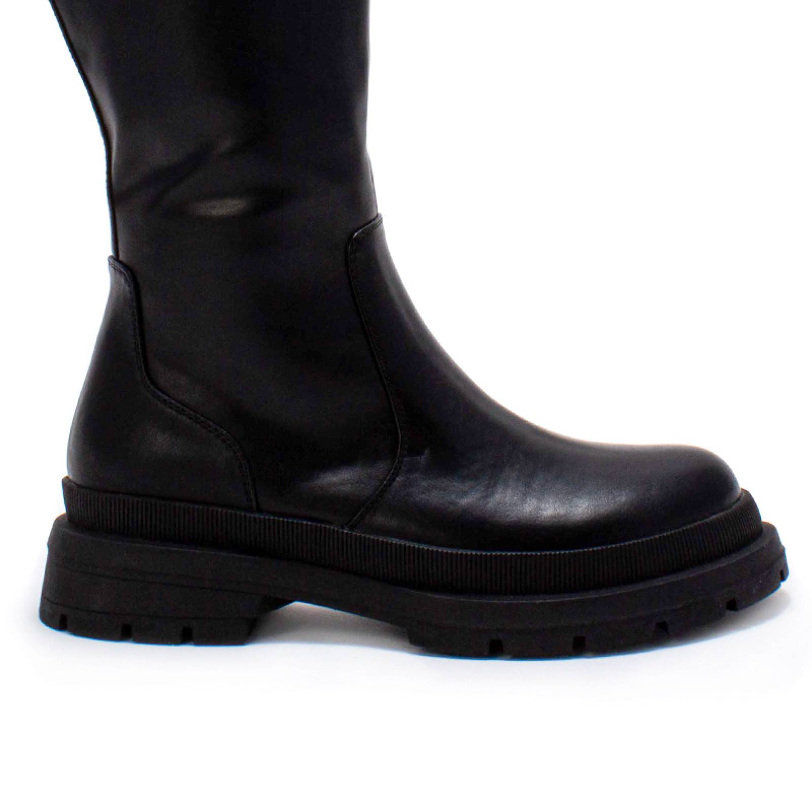 Bota Piso Dama 220902 Negro Afelpadas Comodas