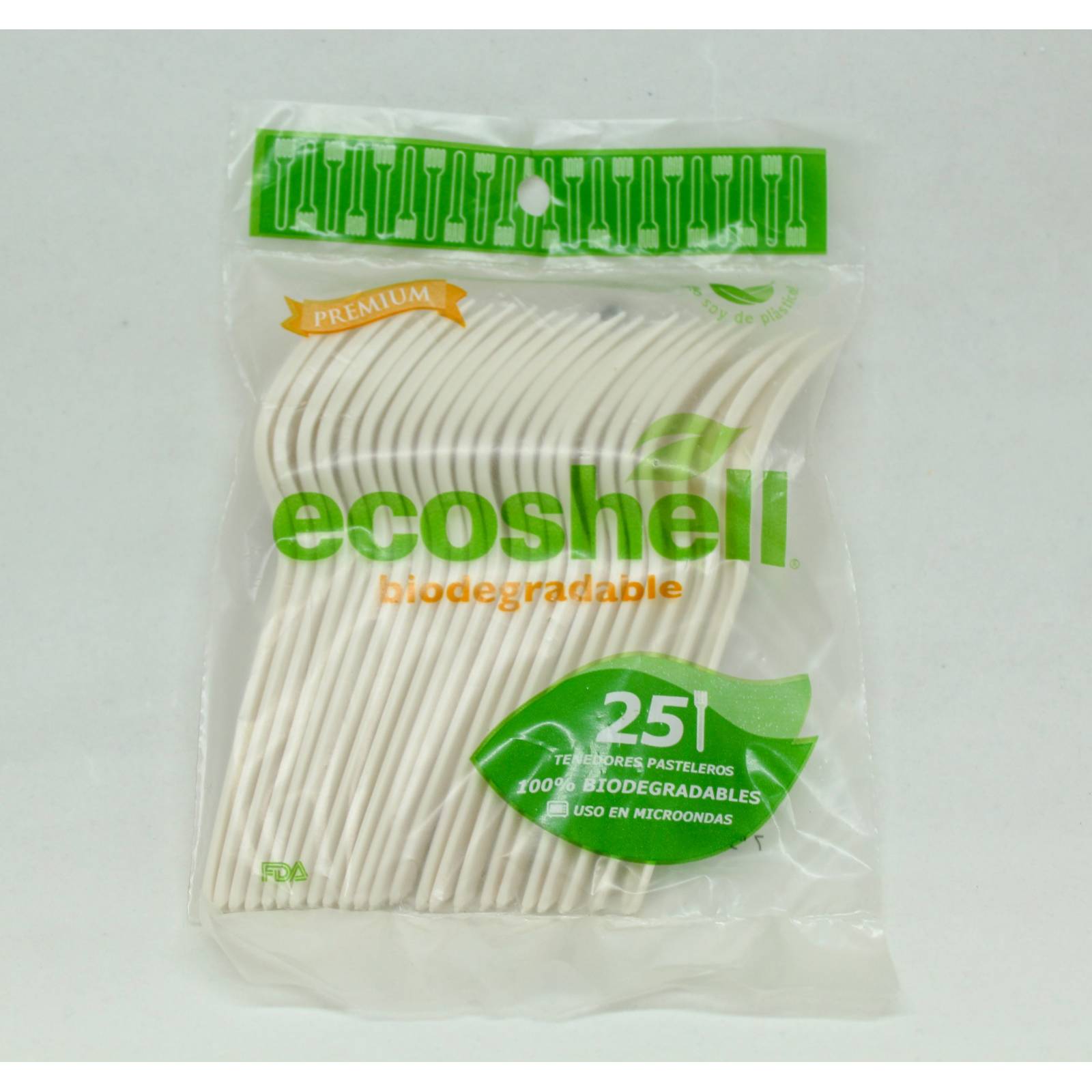 Tenedor Pastelero Ecológico Biodegradable Ecobio
