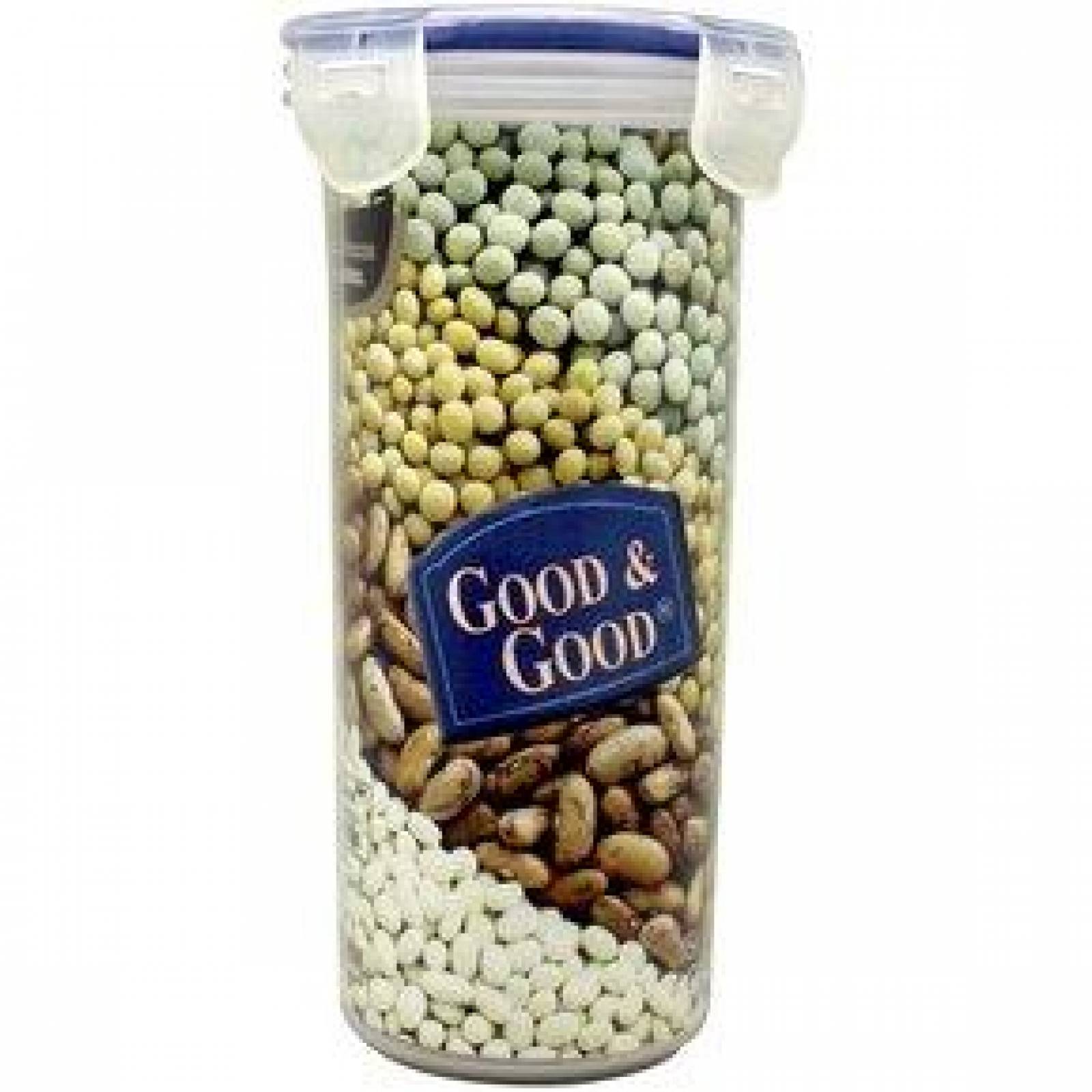 Recipiente con tapa hermética en forma de cilindro 750ml 