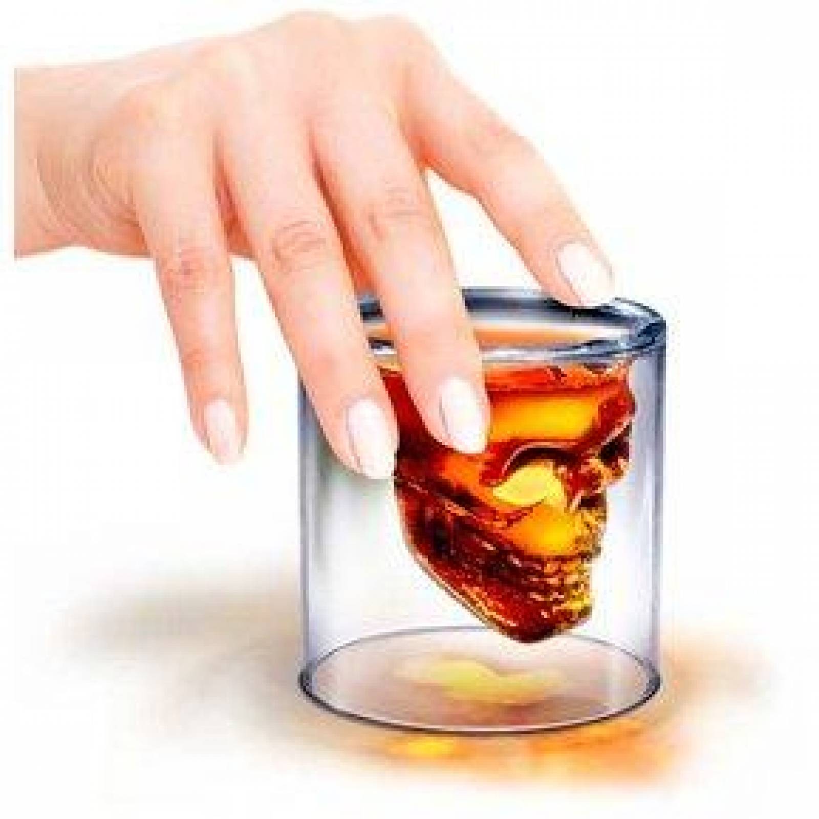 Shot tequilero de calavera 60 ml / 2 oz 