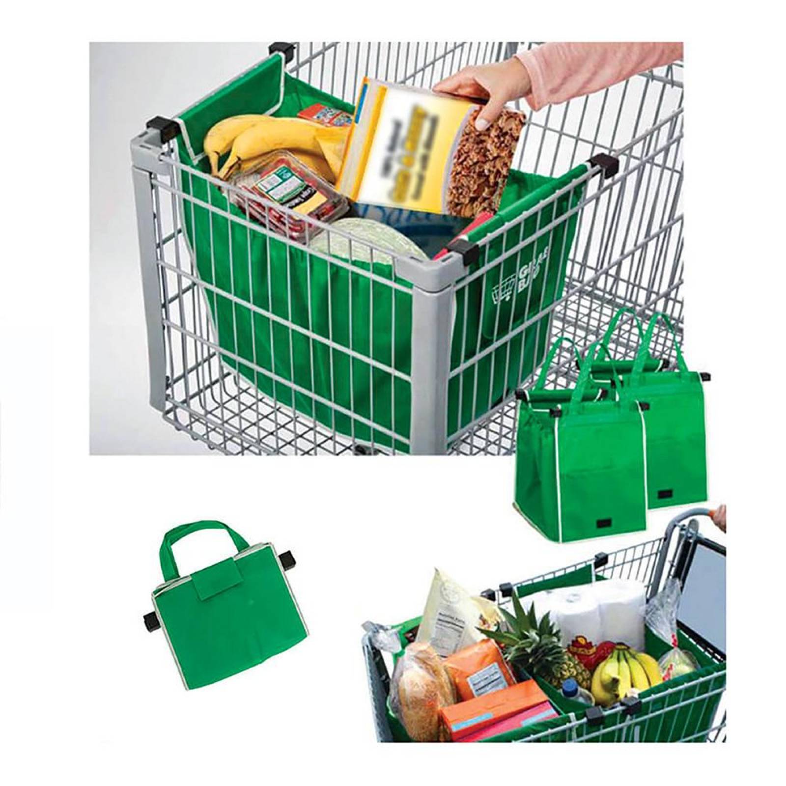 Set 4 Bolsas para Supermercado 