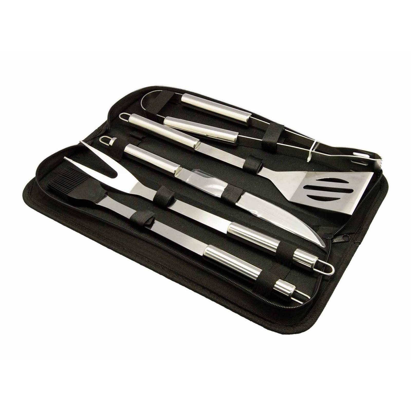 Set de Utensilios para Asador/ Grill con Estuche 5 piezas 