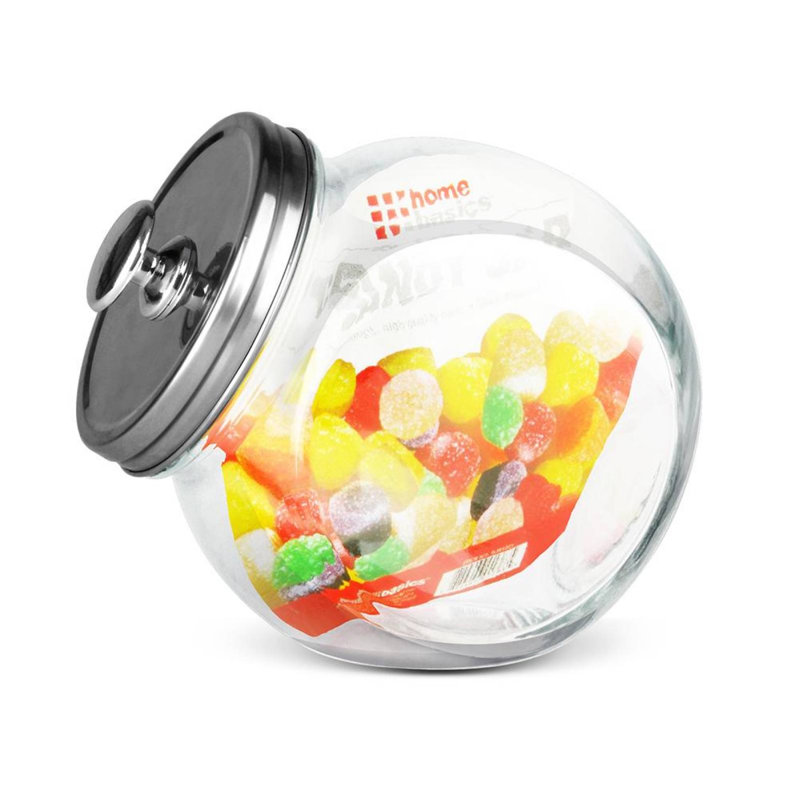 Recipiente dulcero de vidrio con tapa 2.2 L 