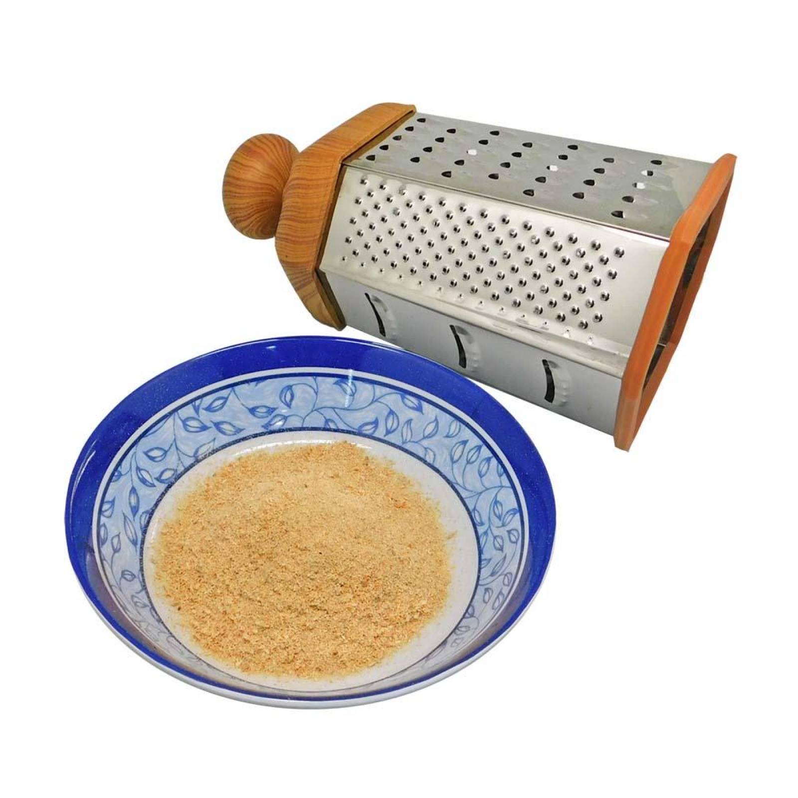 Rallador de queso de acero inoxidable hexagonal 