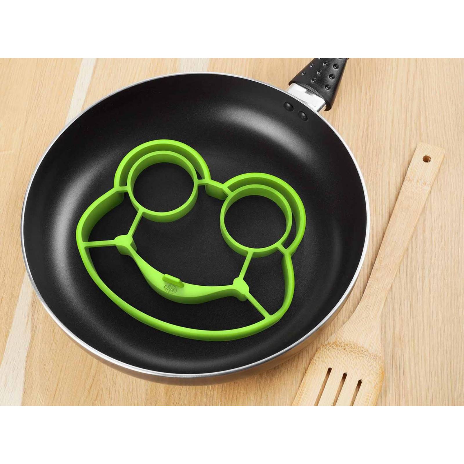 Molde para Huevo "Frog" Verde 16x5x14 cm