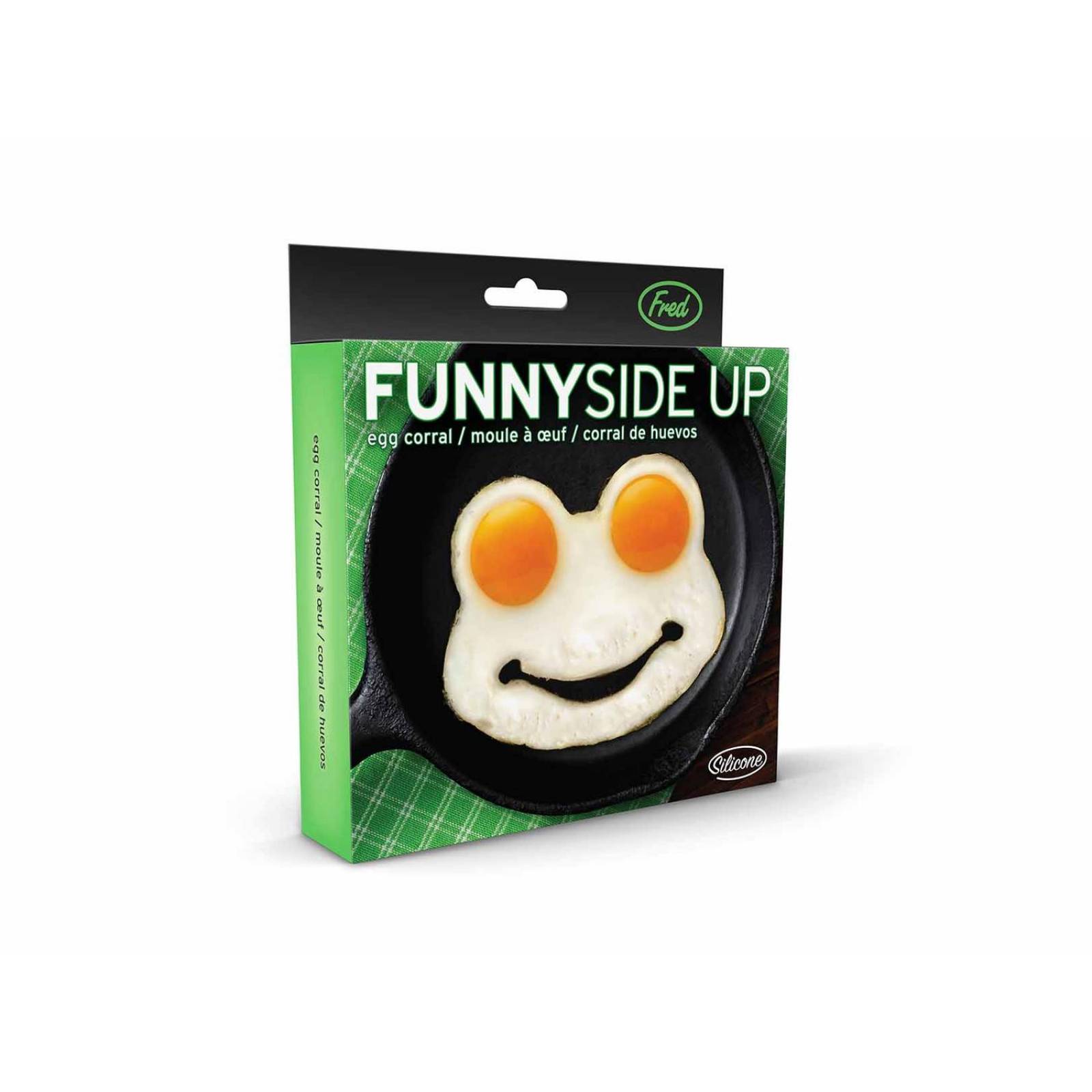 Molde para Huevo "Frog" Verde 16x5x14 cm