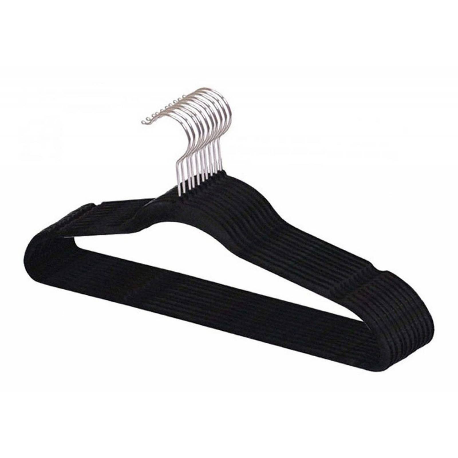 Set 10 Ganchos De Terciopelo Negro Good & Good
