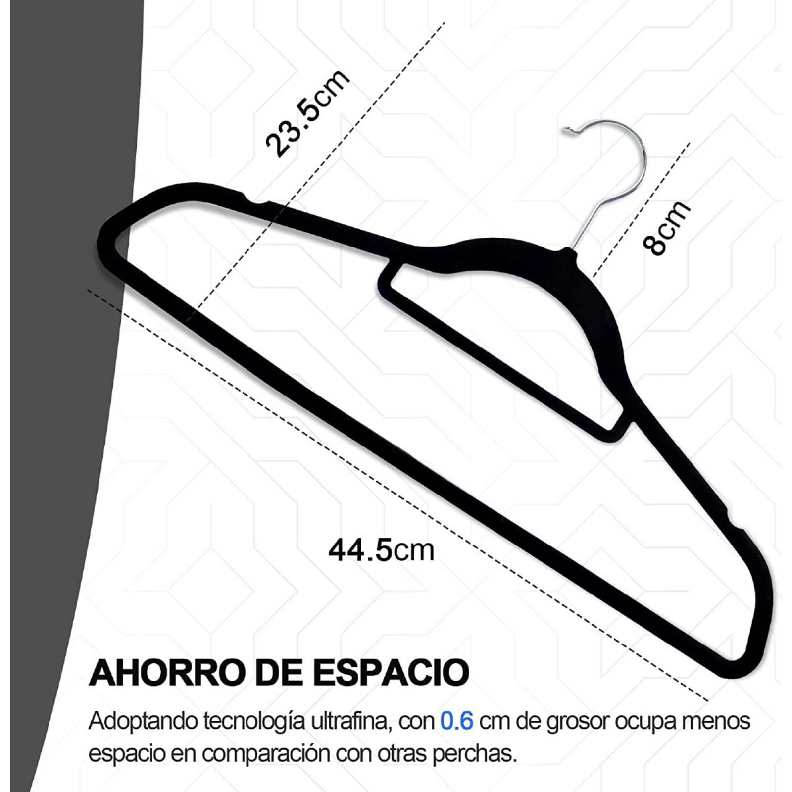 Set 10 Ganchos De Terciopelo Negro Good & Good