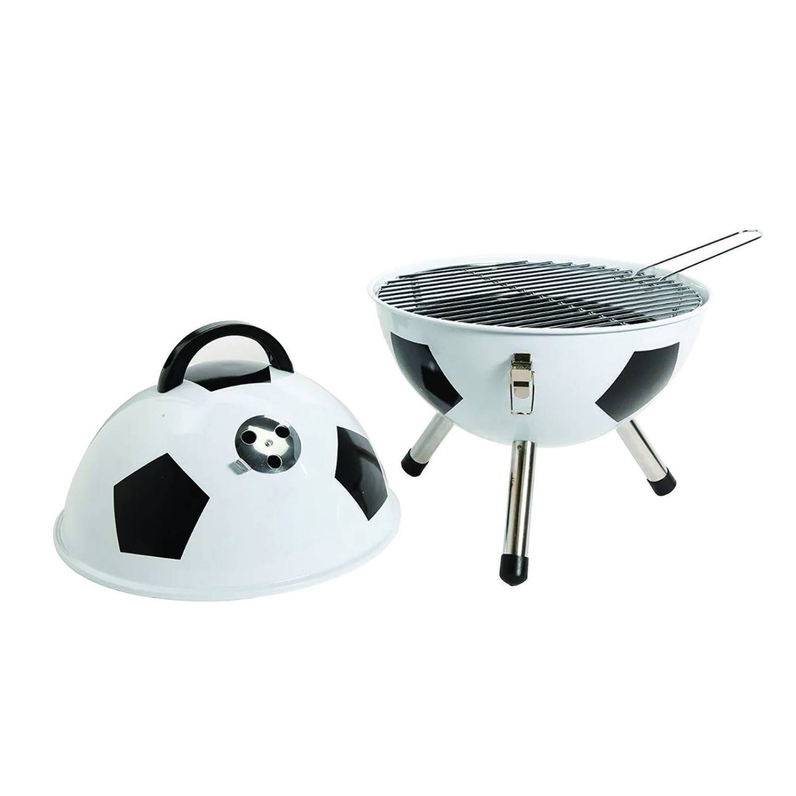 Asador De Carbón Portátil Desarmable Grill Parrilla Fútbol 