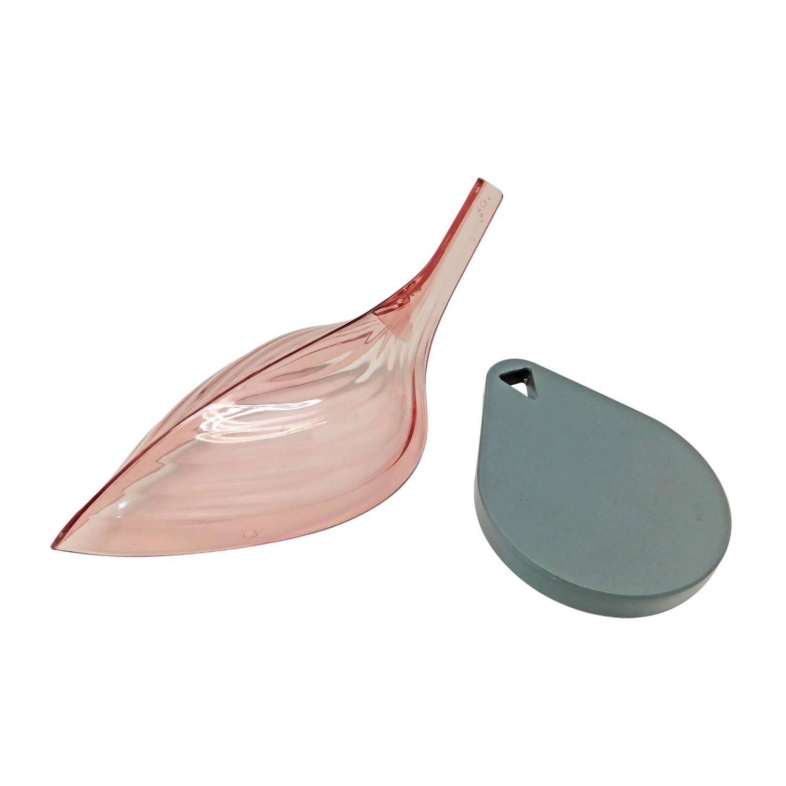 Jabonera en forma de hoja 