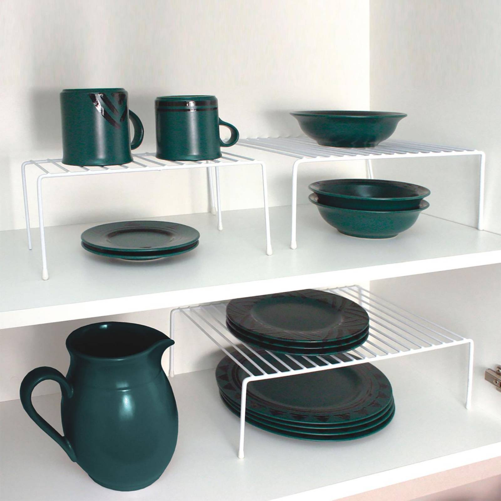 Set de 3 estantes organizadores de cocina 