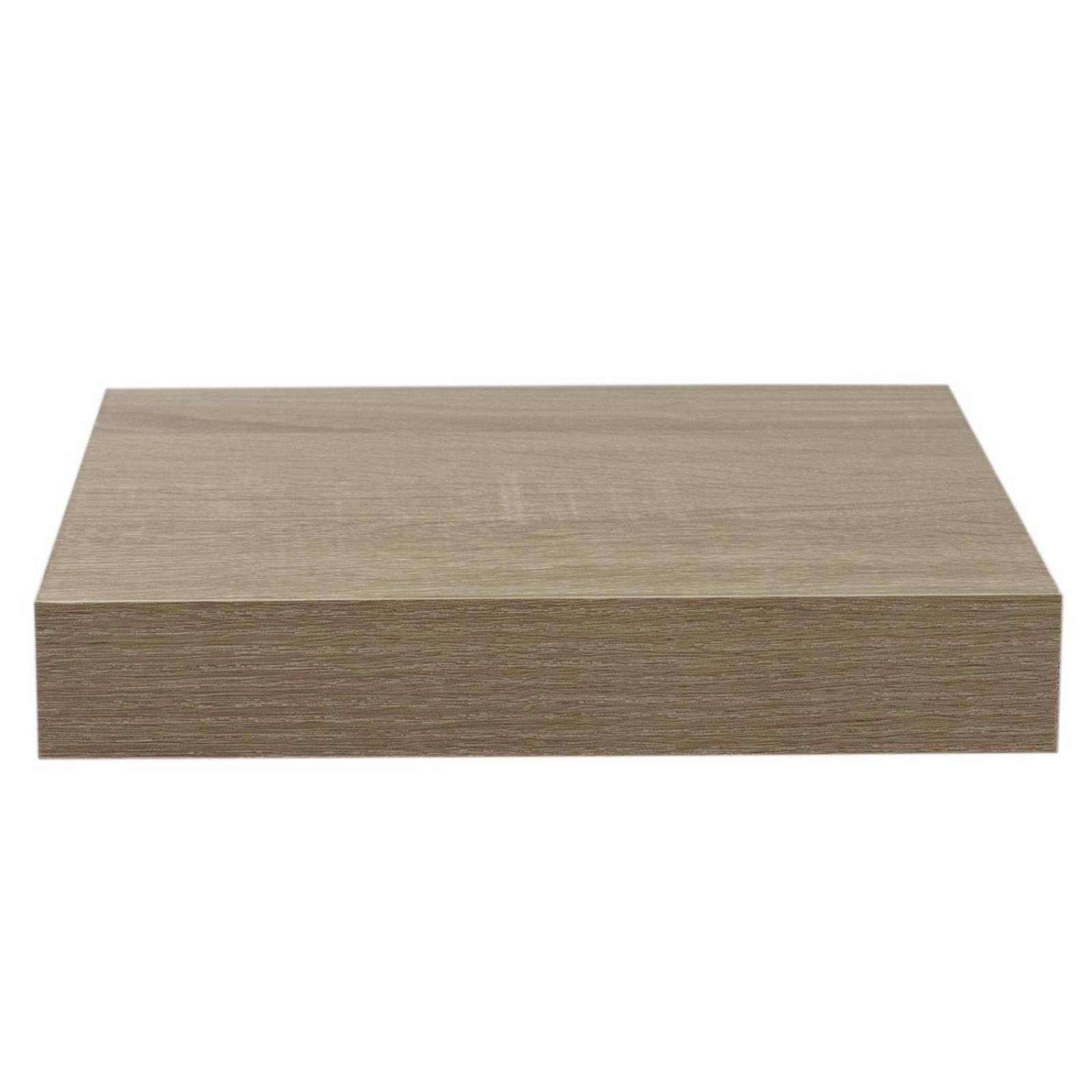 Repisa de Madera Flotante Minimalista Roble 