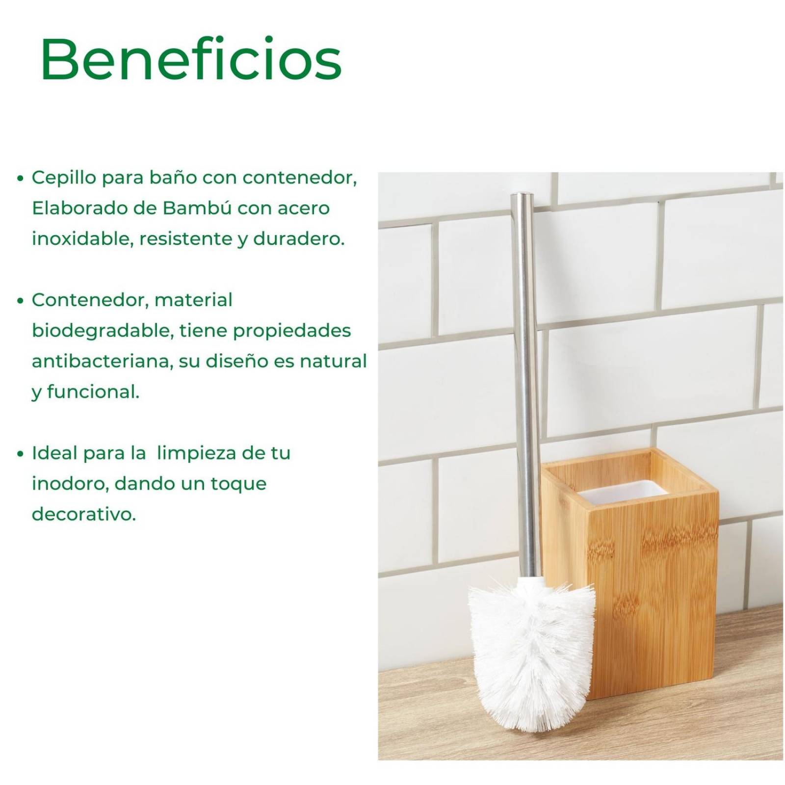 Ultra Clean escobilla baño con soporte