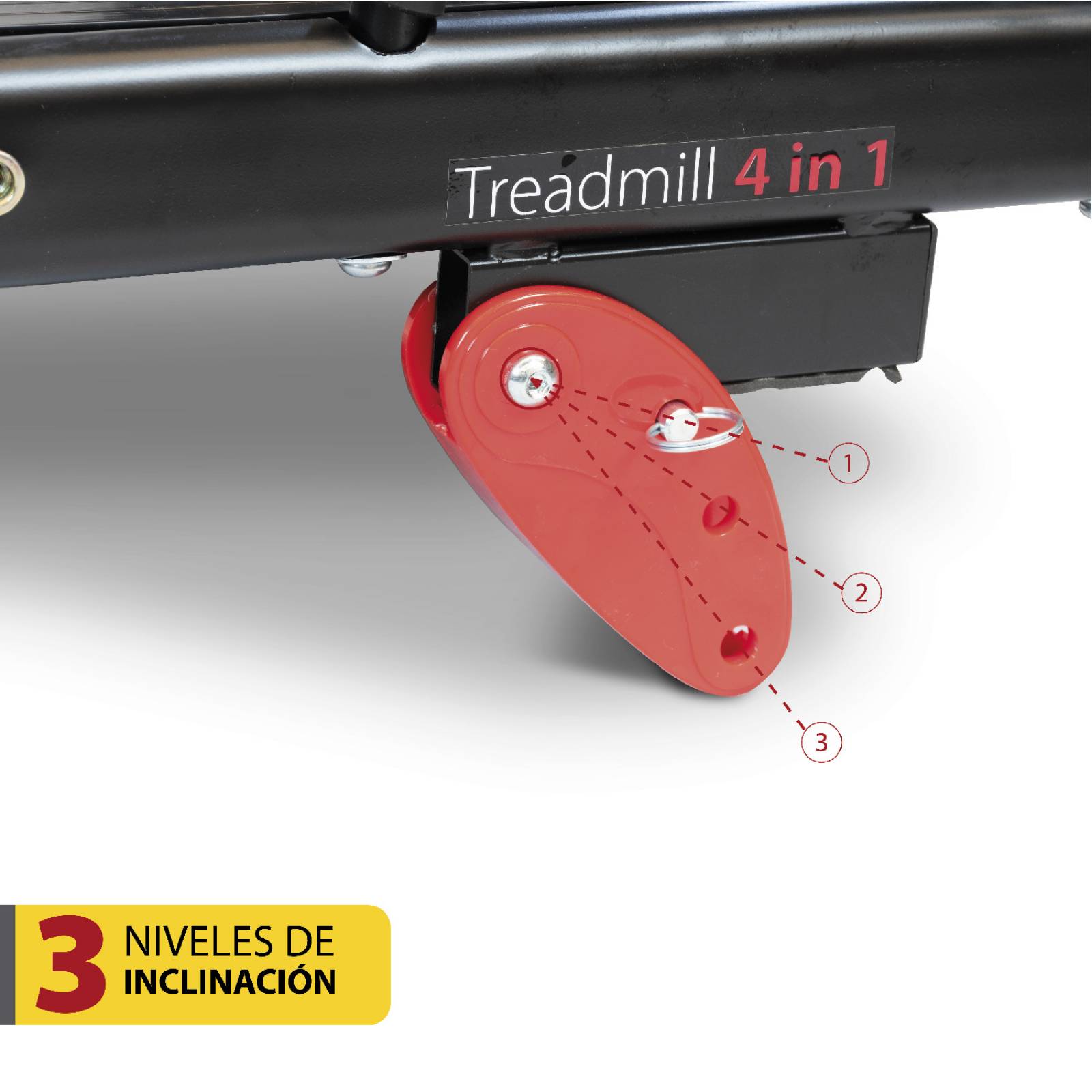 Caminadora Mecánica 4 en 1 - Zynergy con lagartijeros escaladora y twister