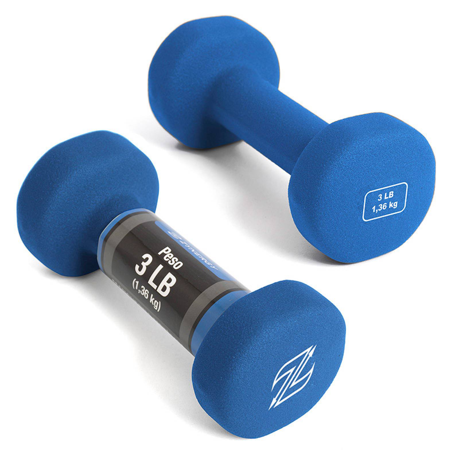 Par De Mancuernas Pesas 3lb Zynergy / Cubierta De Neopreno