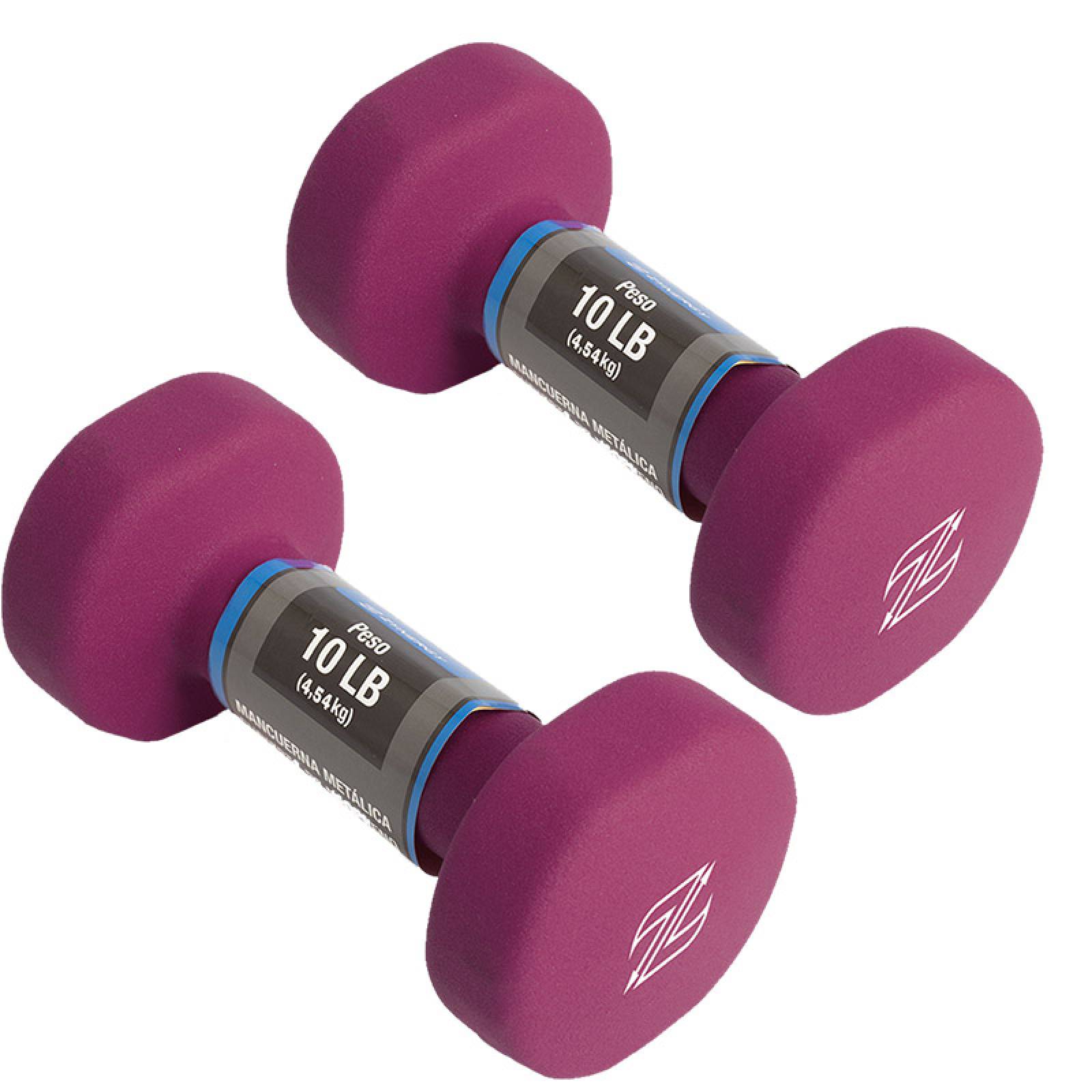 Par De Mancuernas Pesas 10lb Zynergy / Cubierta De Neopreno
