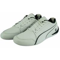 Tenis puma bmw drift cat 7 color blanco con azul