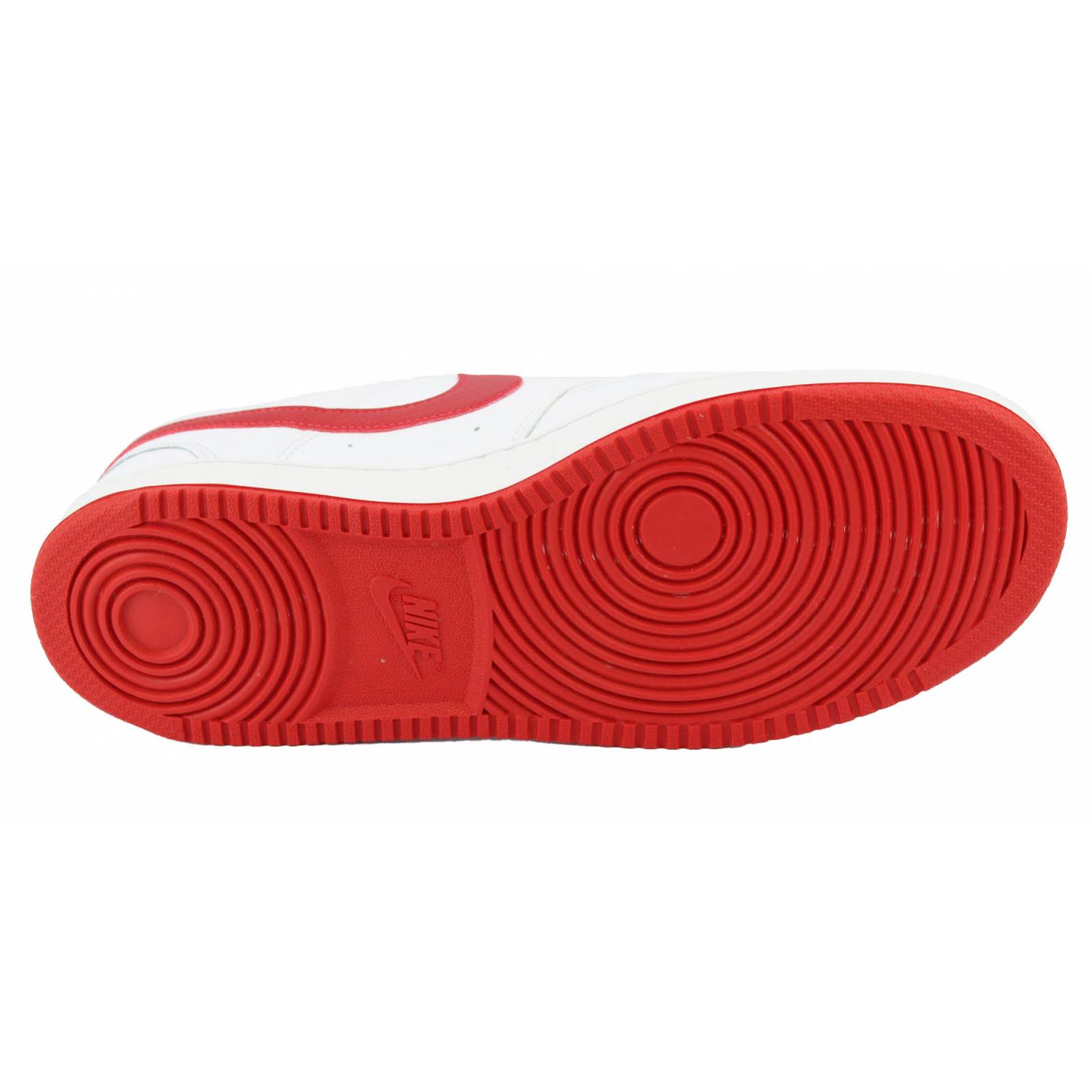 Tenis nike court vision low blanco con rojo