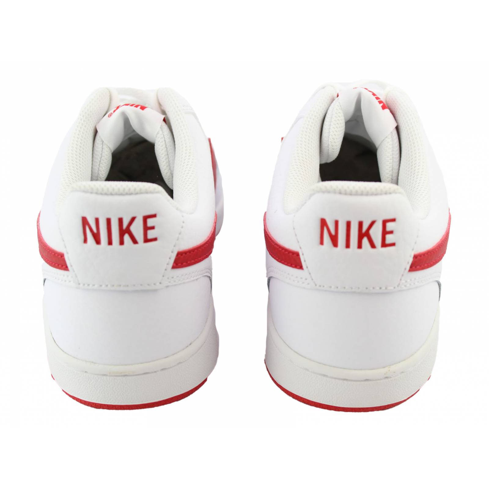 Tenis nike court vision low blanco con rojo