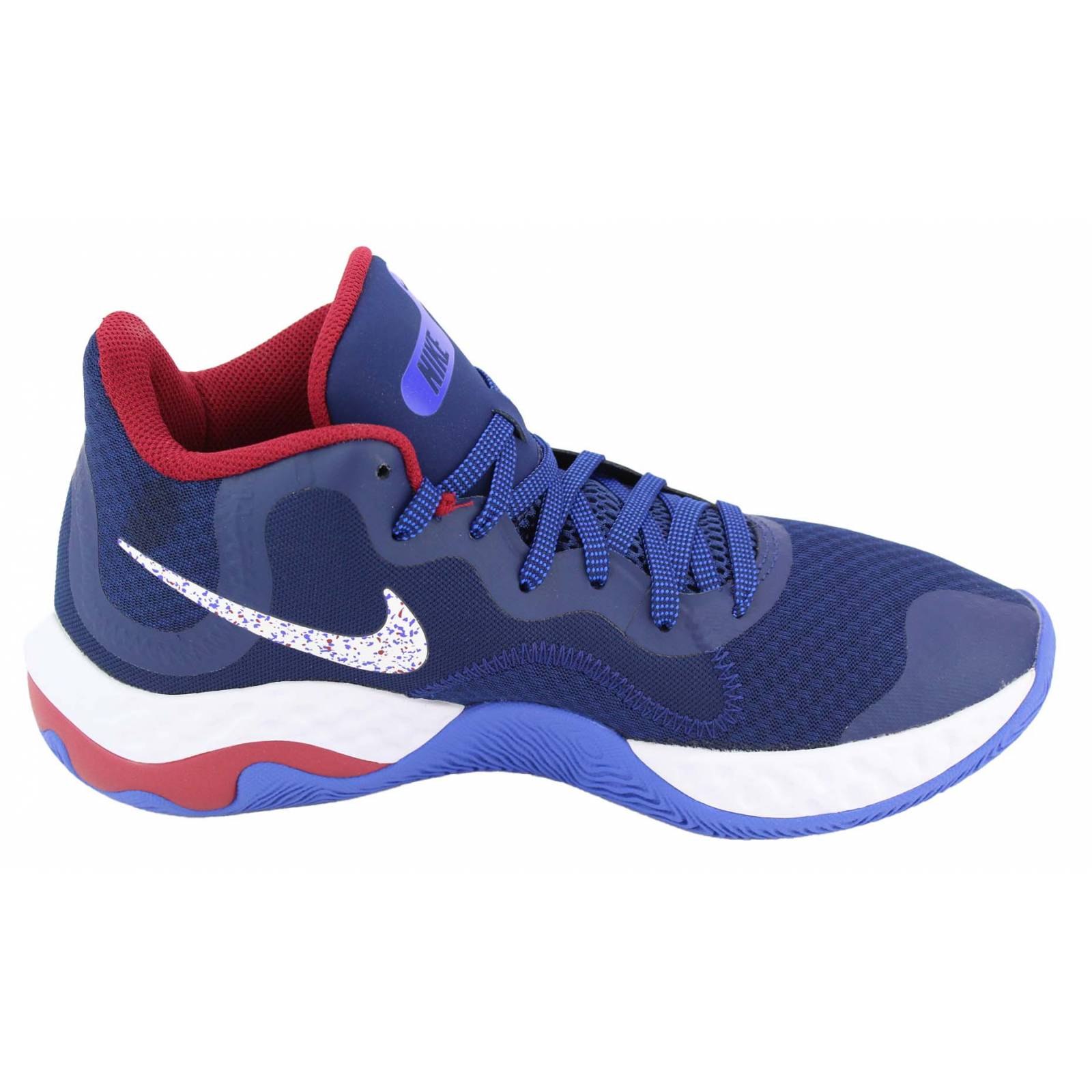 Tenis nike renew elevate caballero azul con rojo