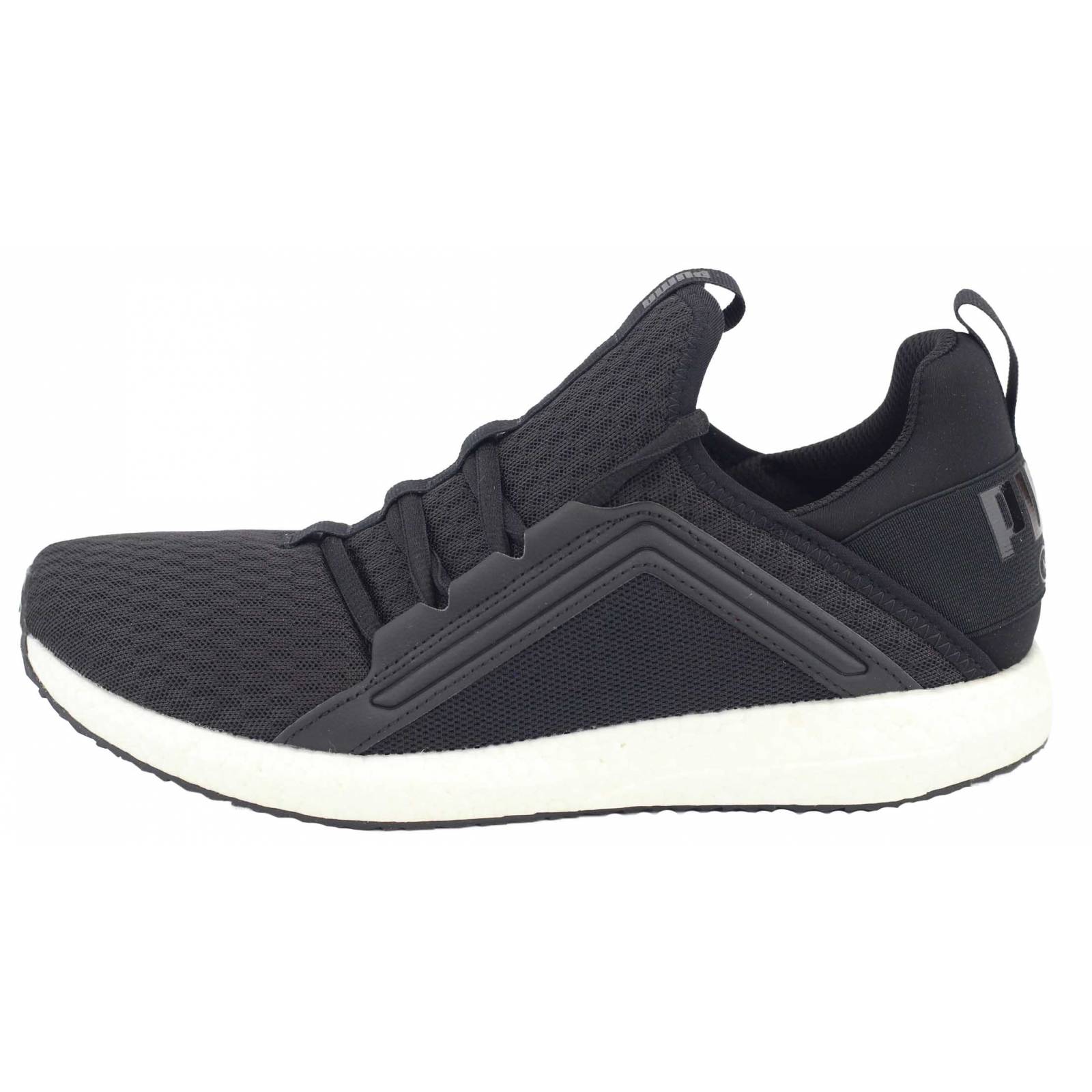 Tenis puma mega nrgy caballero negro blanco
