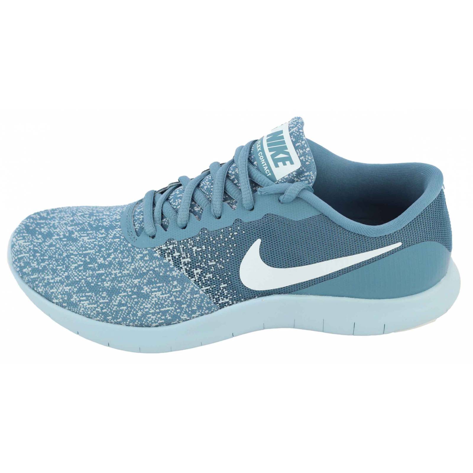 Tenis nike dama nike flex aqua azul con blanco