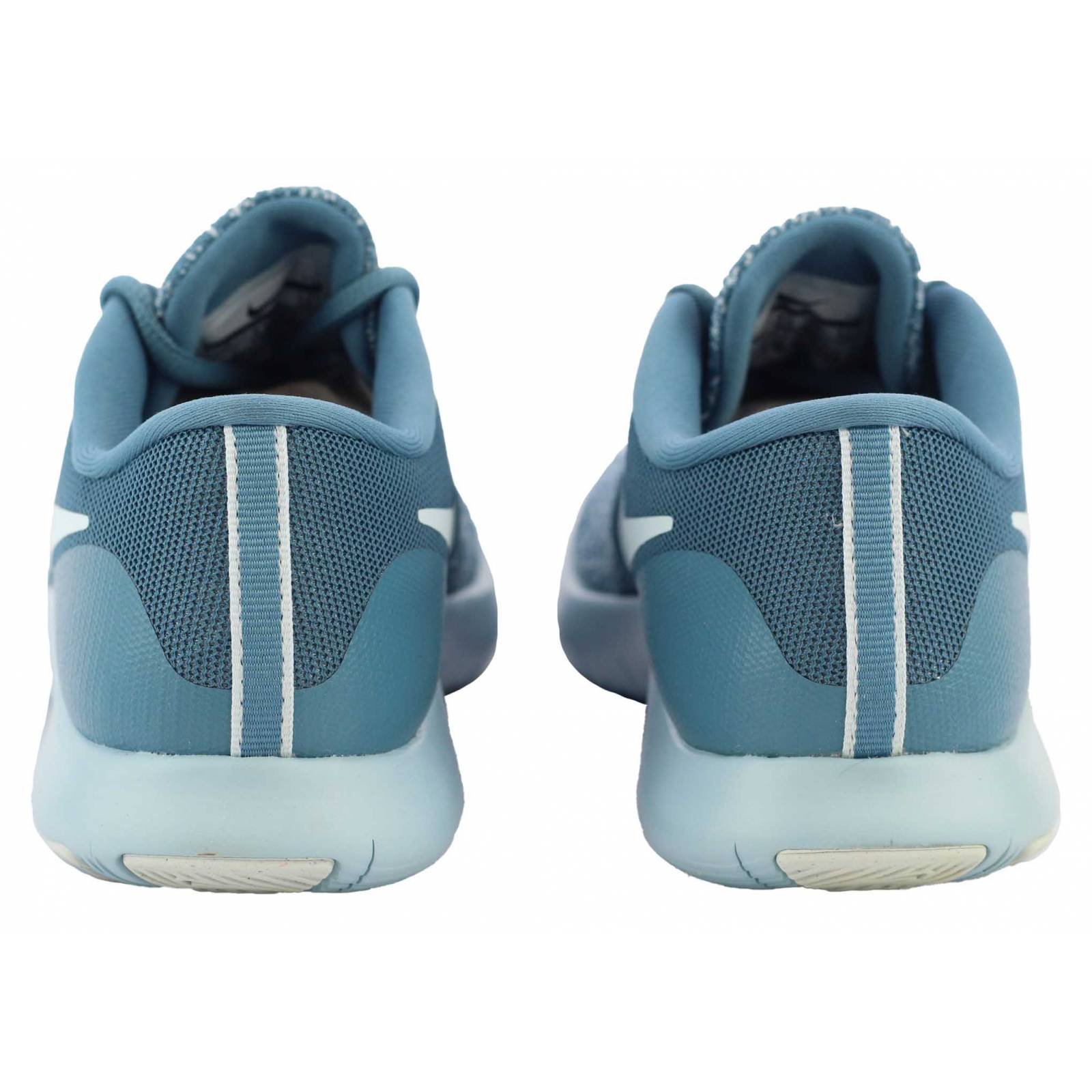Tenis nike dama nike flex aqua azul con blanco