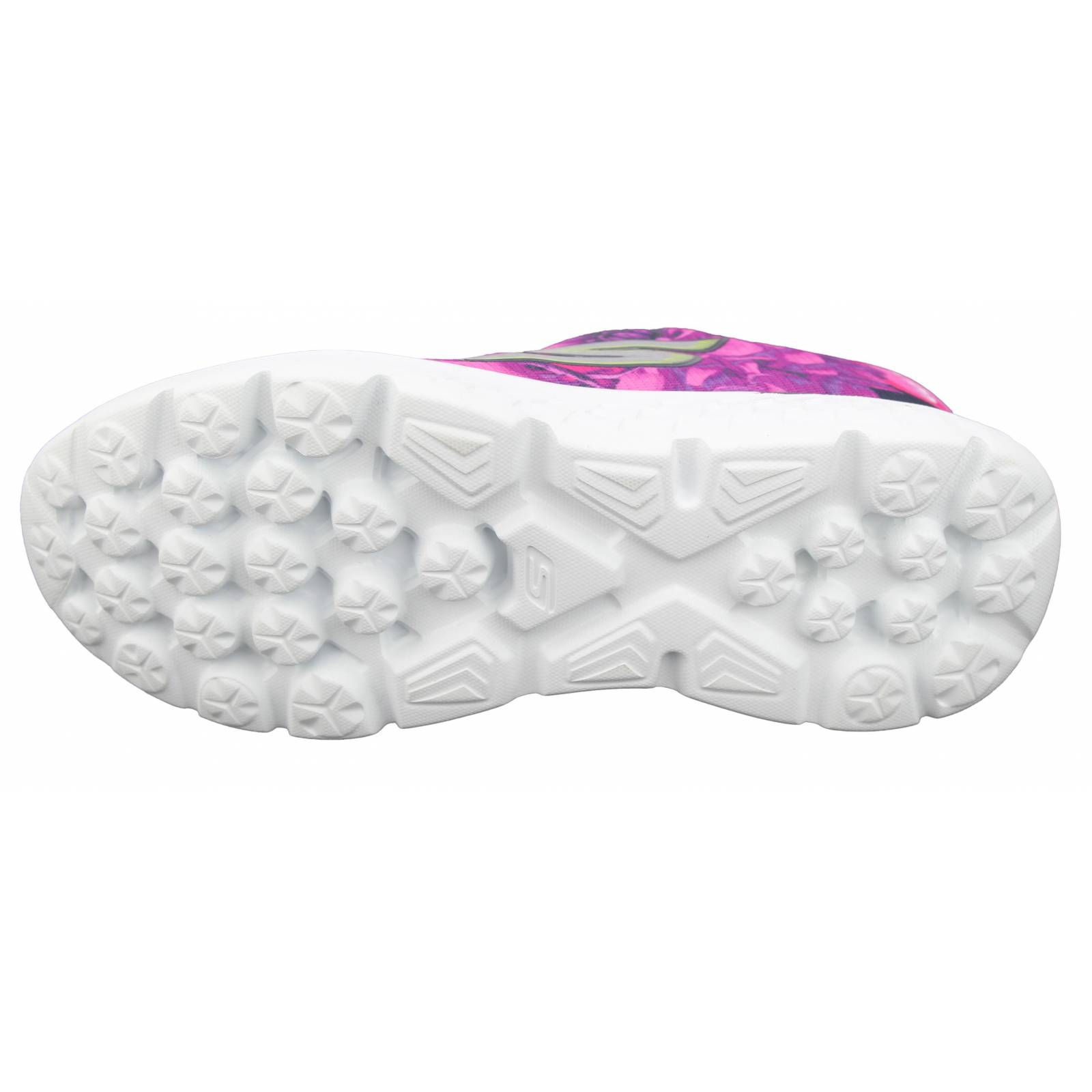 Tenis skechers dama go run 400 strive x morado flores