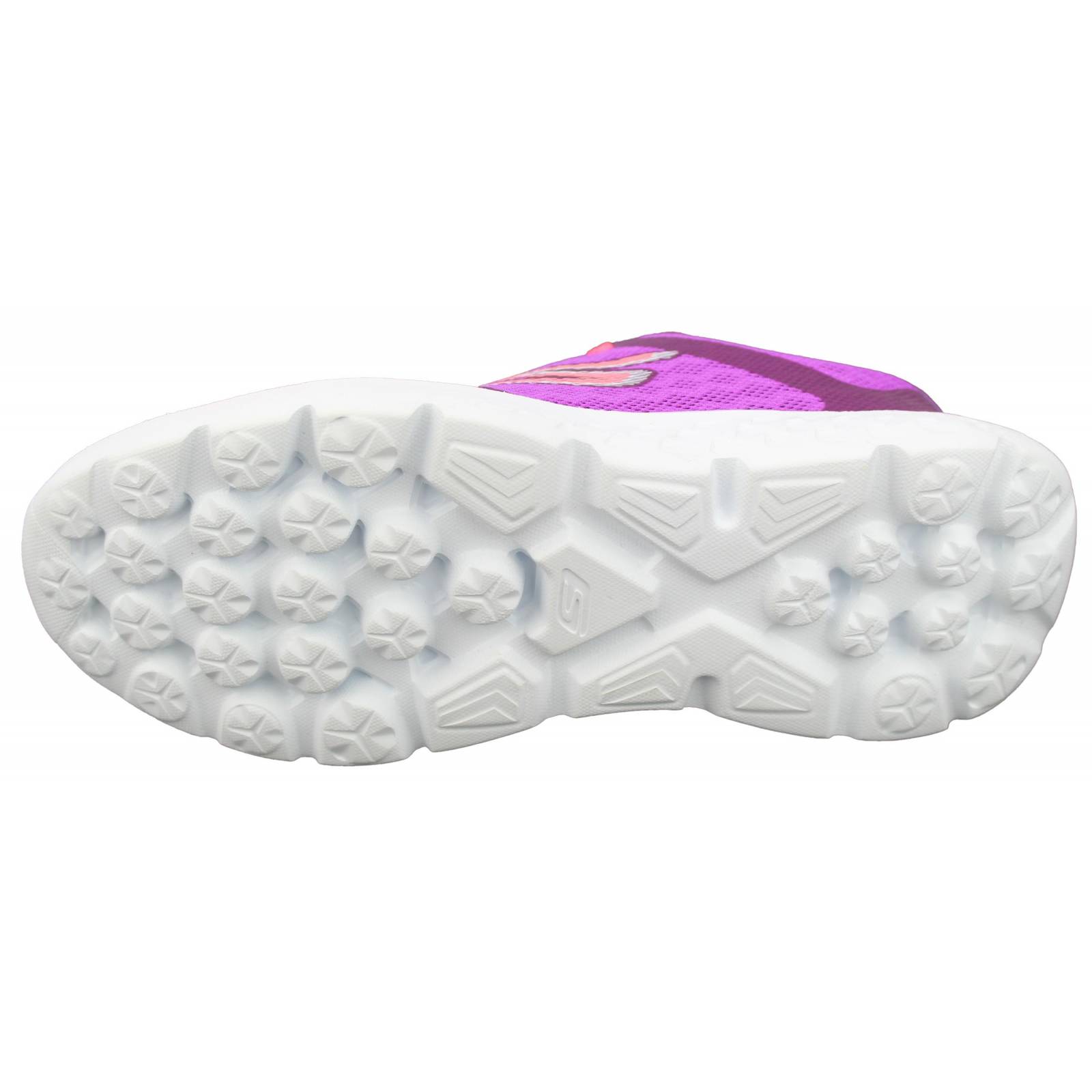 Tenis skechers dama go run 400 disperse x morado rosa