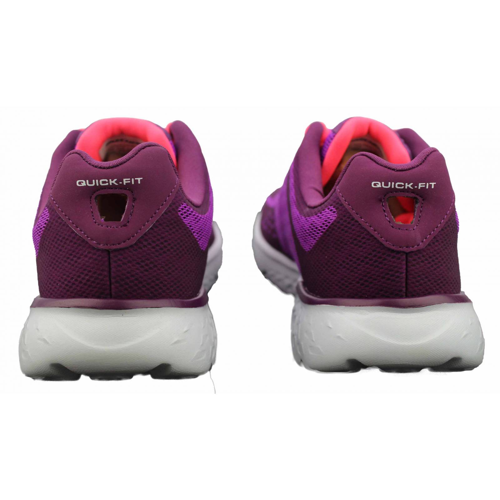 Tenis skechers dama go run 400 disperse x morado rosa