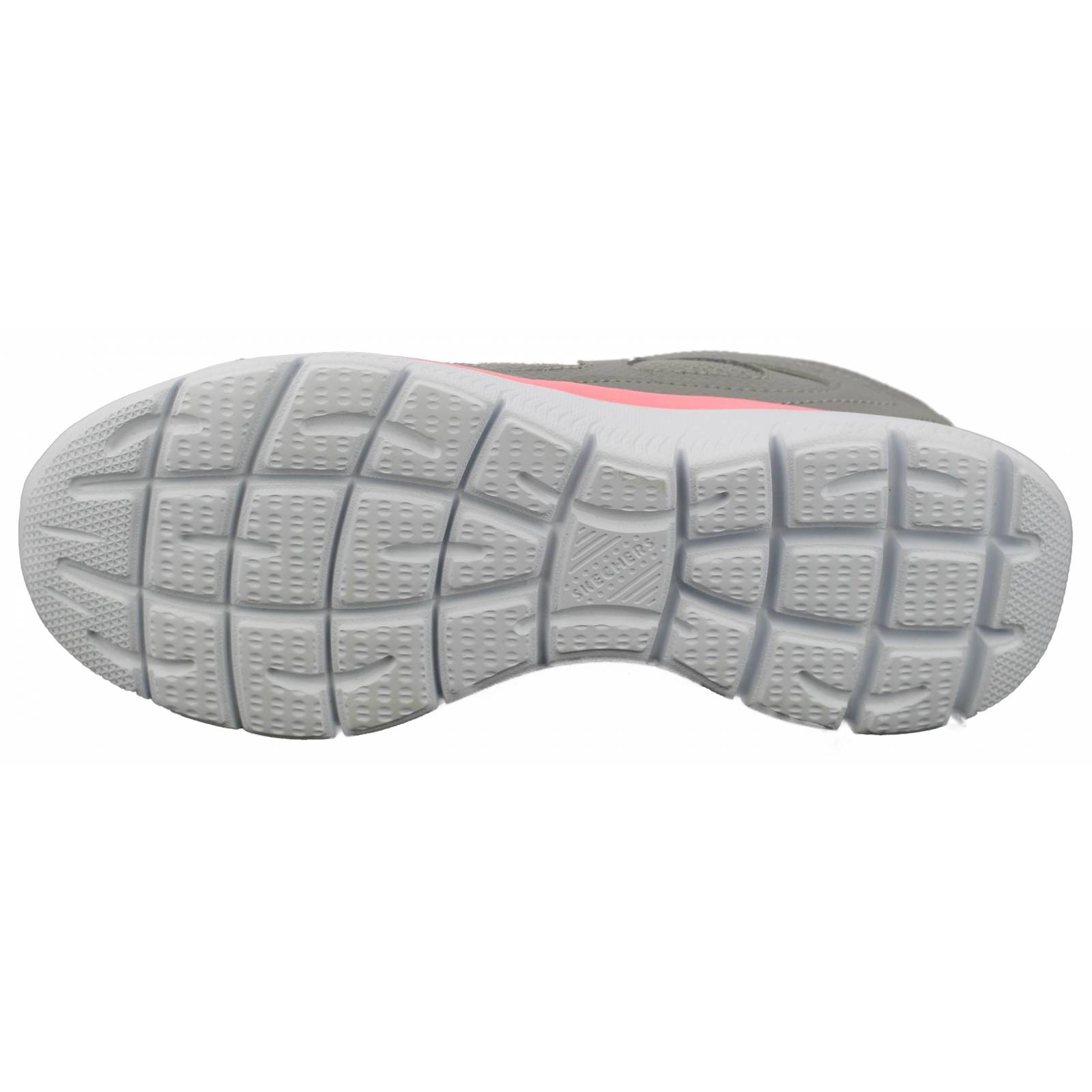 Tenis skechers dama summits built in gris rosa