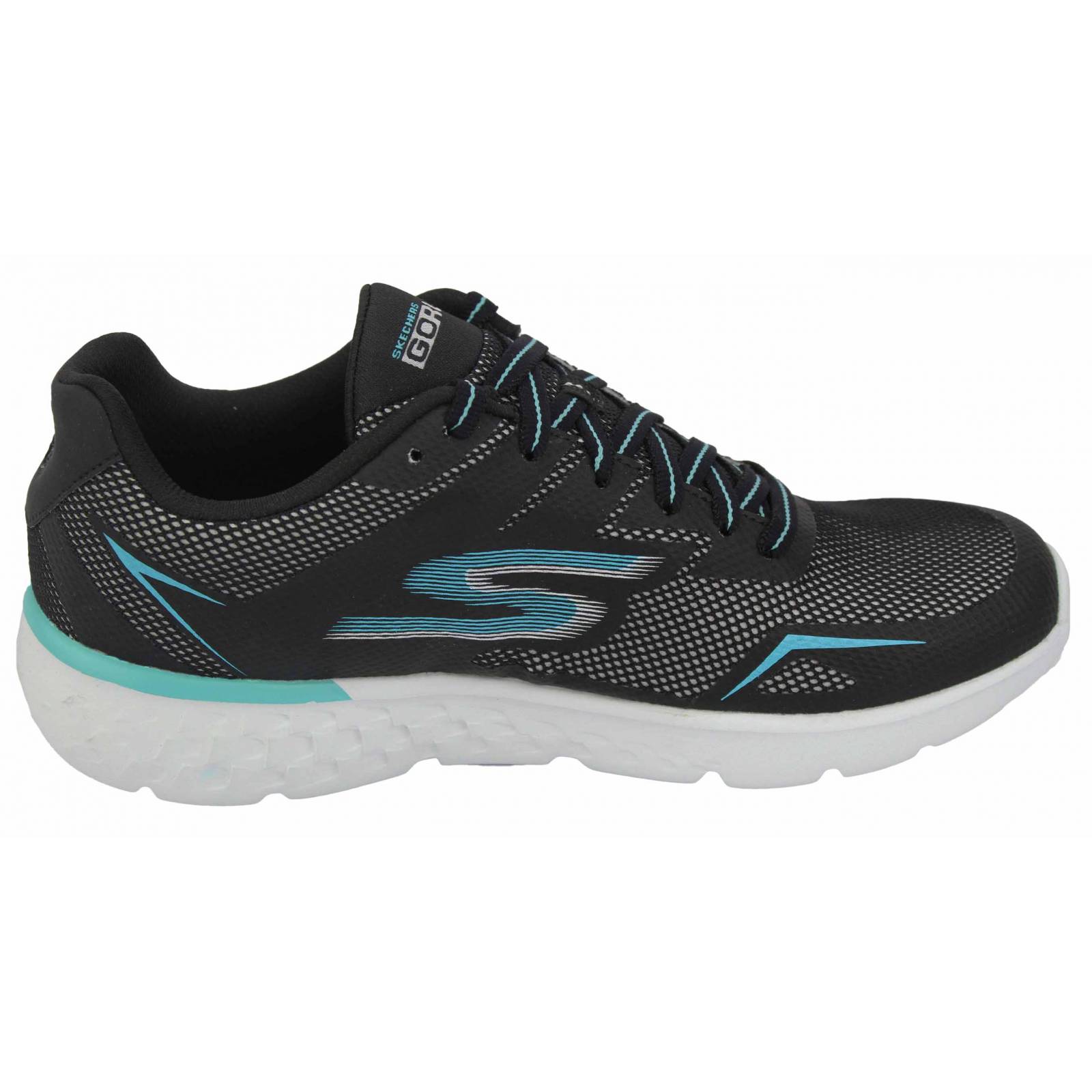 Tenis skechers dama gorun negro verde