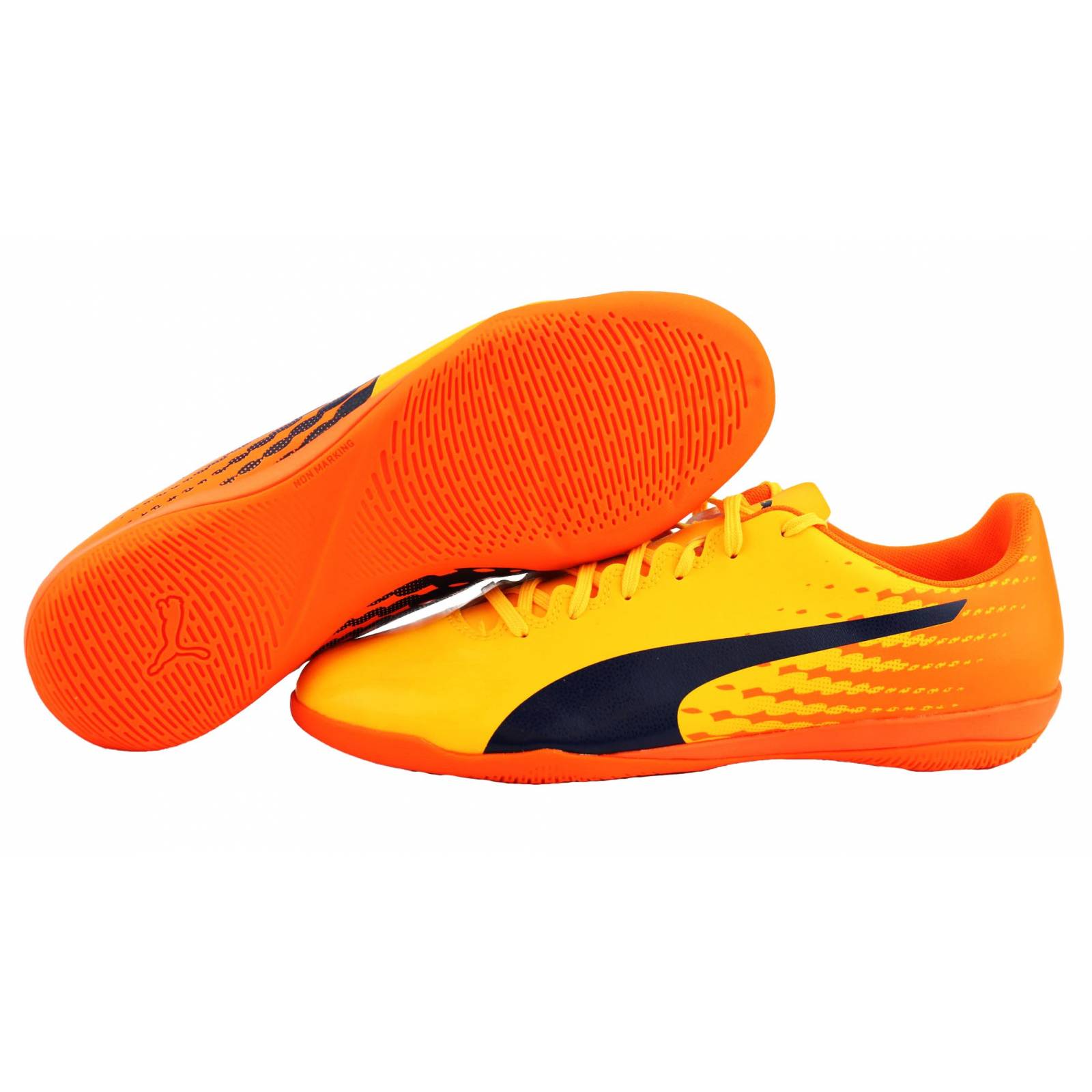 Tenis puma evospeed indoor bicolor azul amarillo