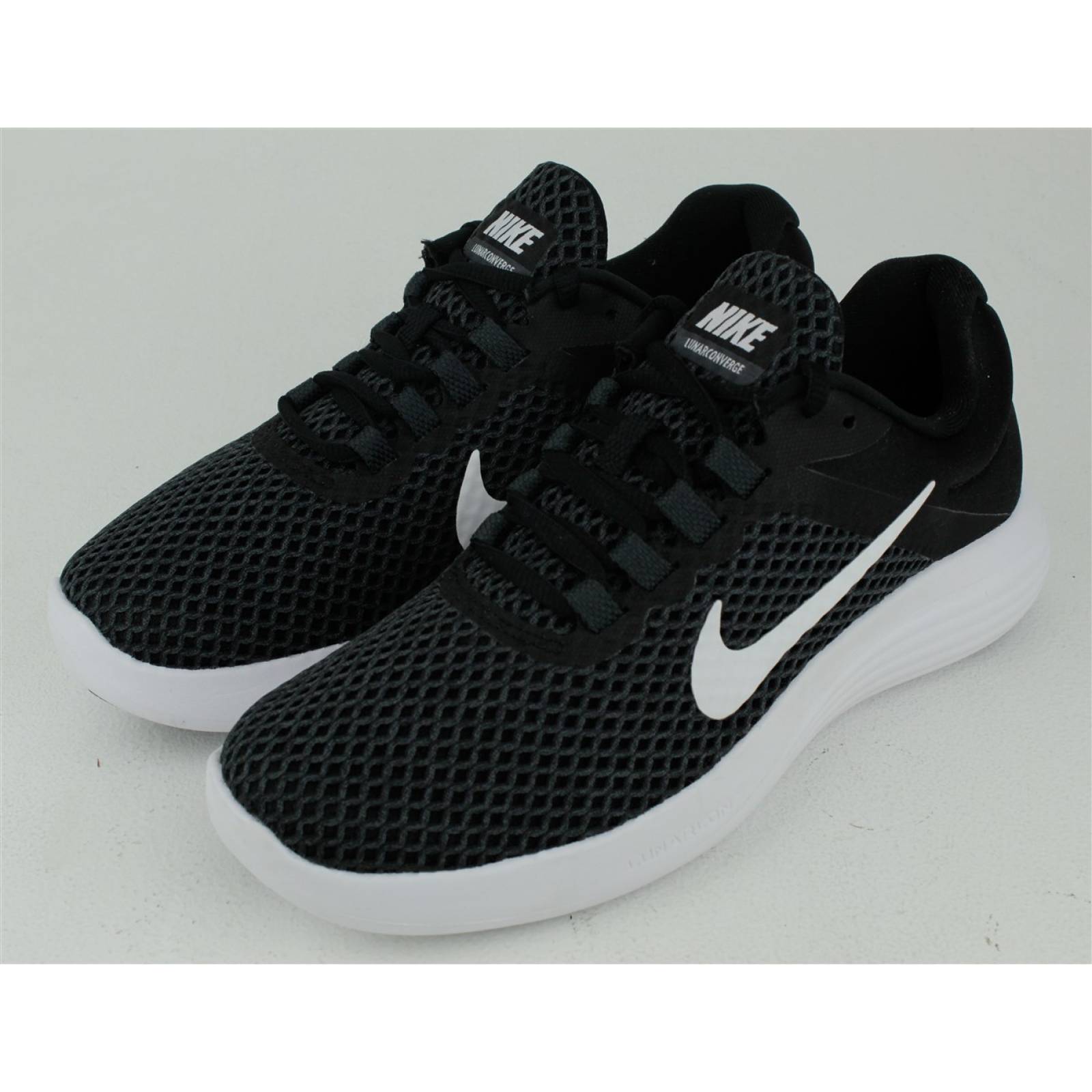 Tenis nike lunar converge 2 dama negro blanco