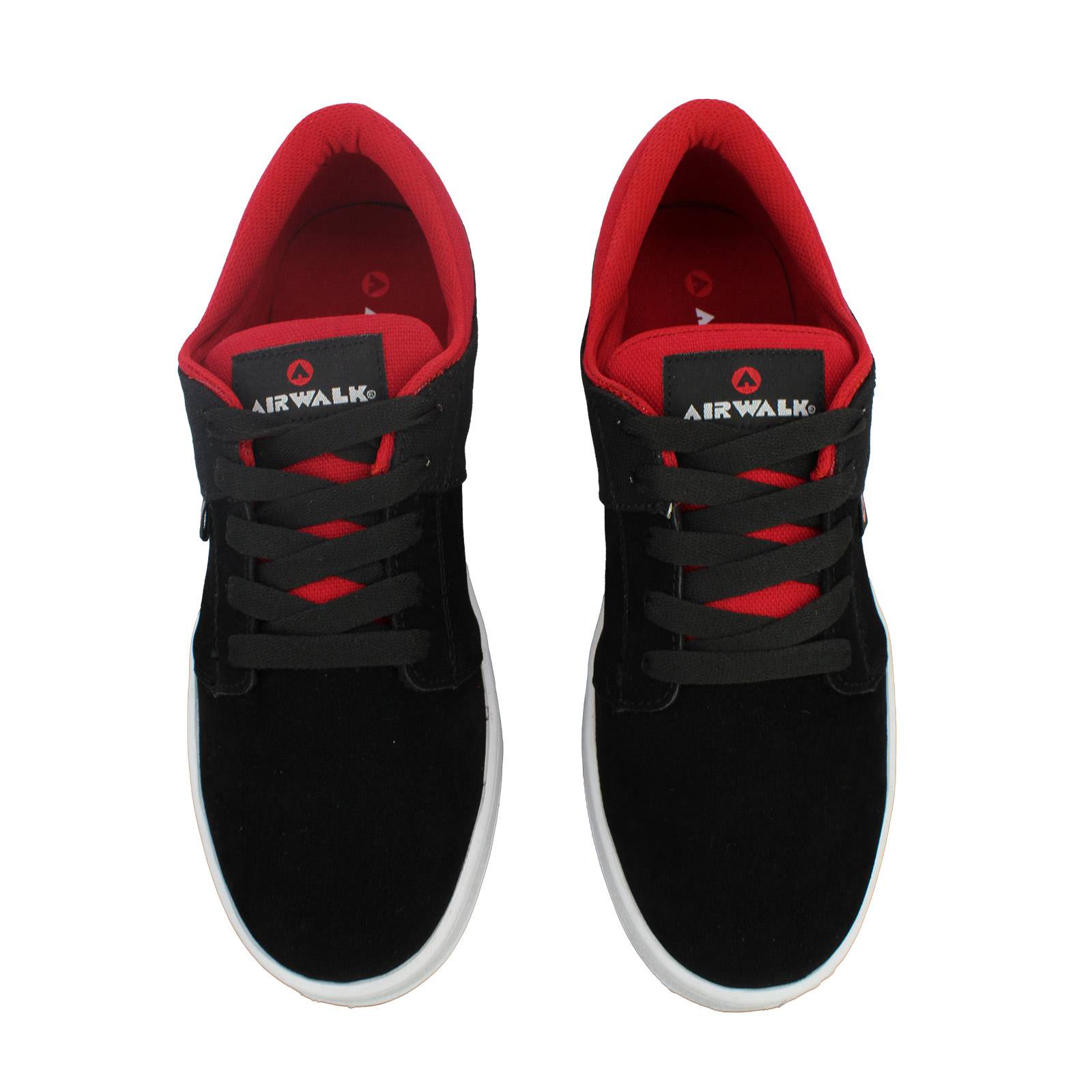 Tenis airwalk rocco caballero negro rojo