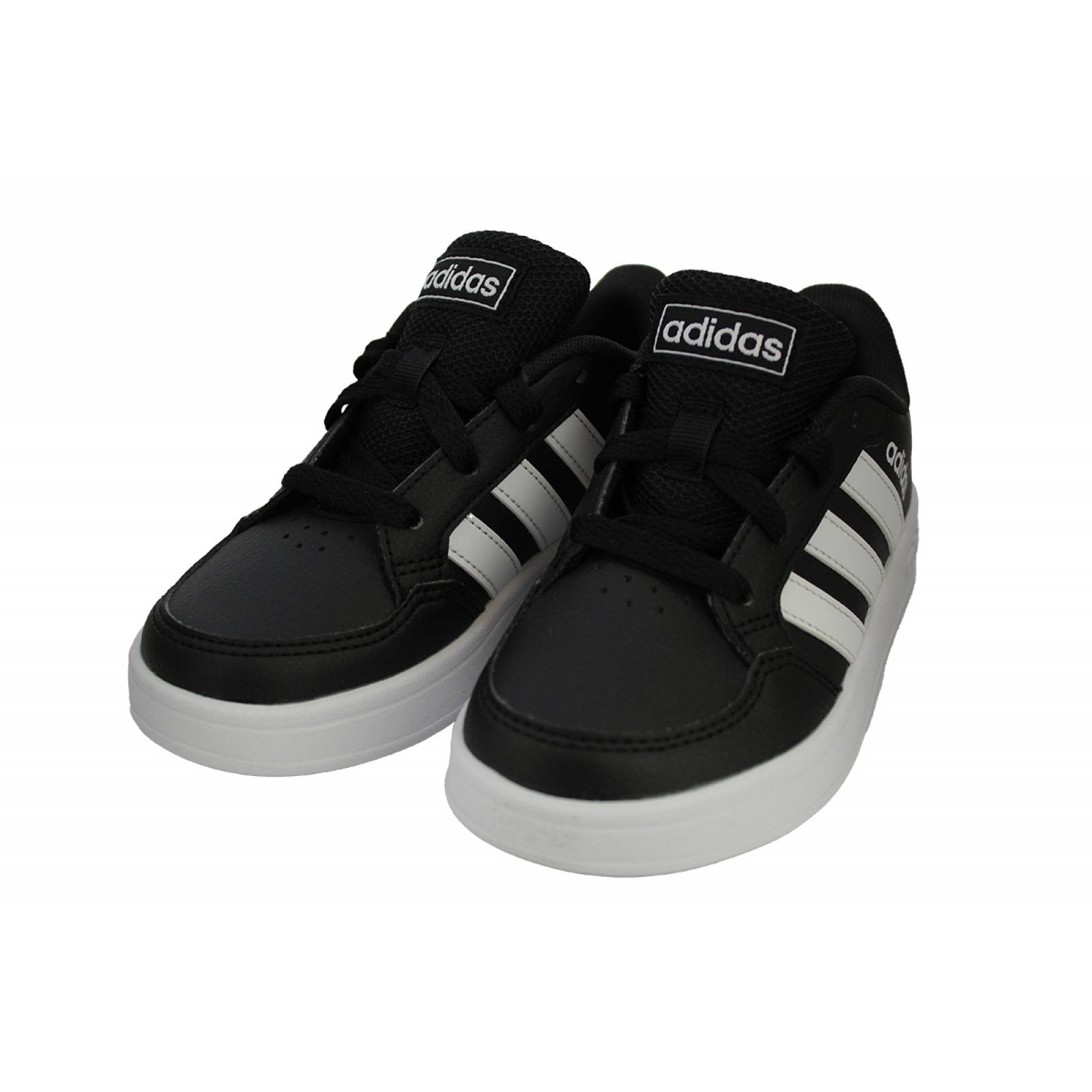 Tenis adidas breaknet niÑo negro blanco