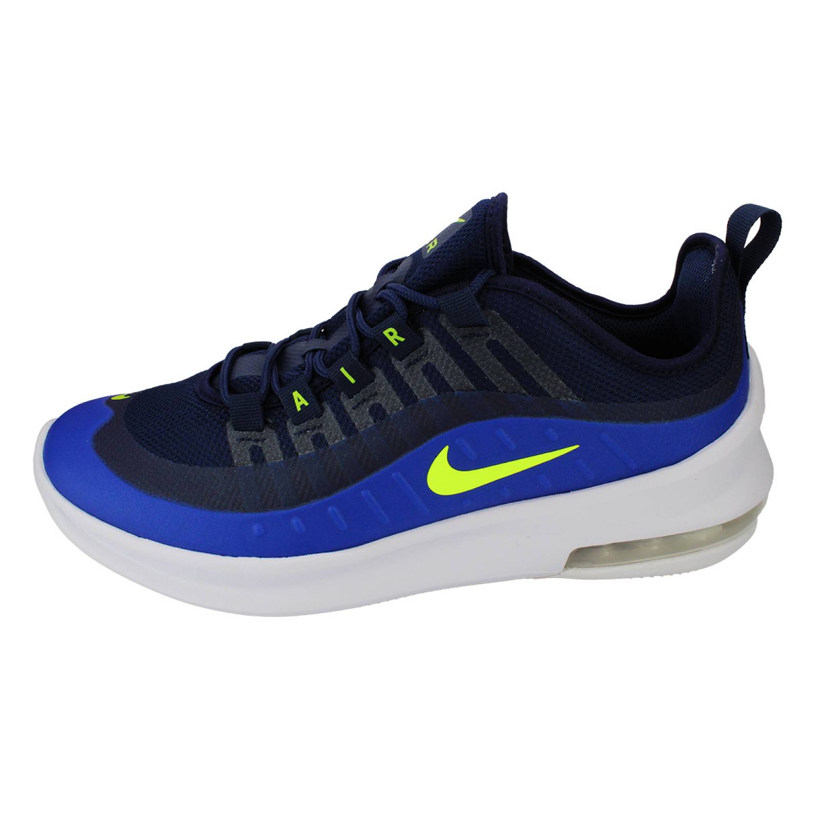 Tenis nike air max axis jr azul blanco