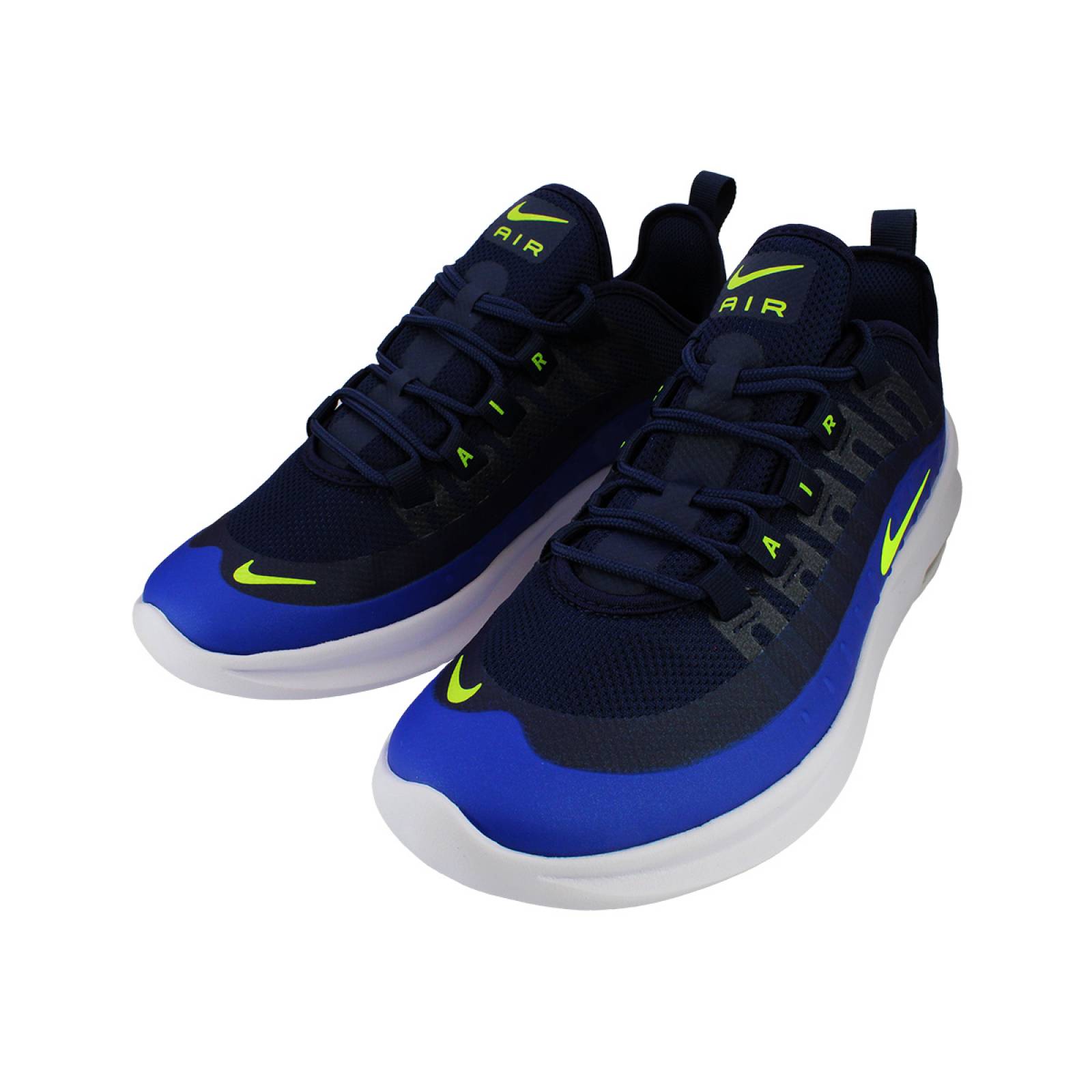 Tenis nike air max axis jr azul blanco