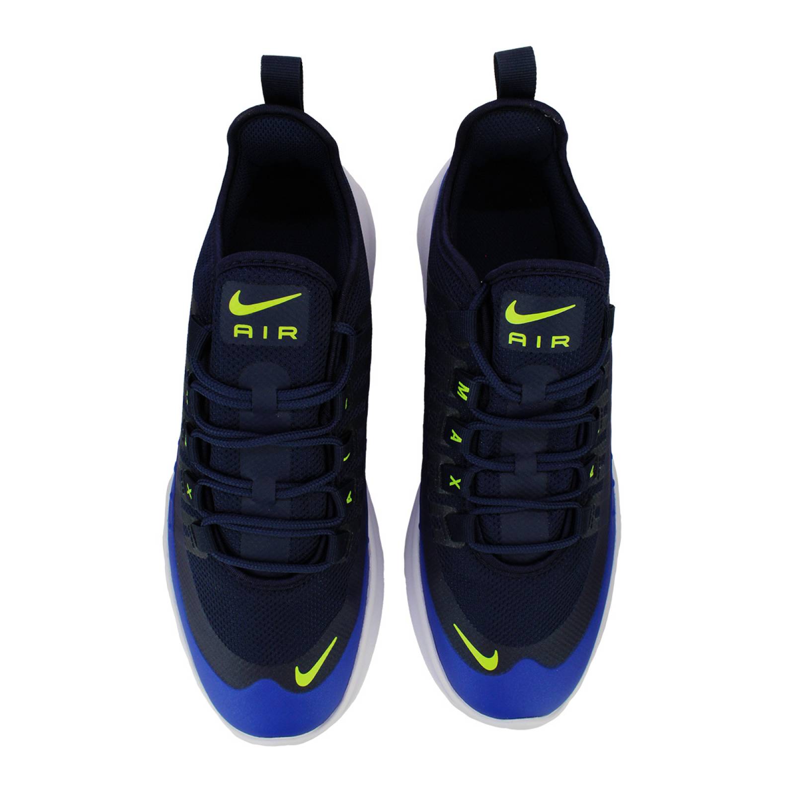 Tenis nike air max axis jr azul blanco