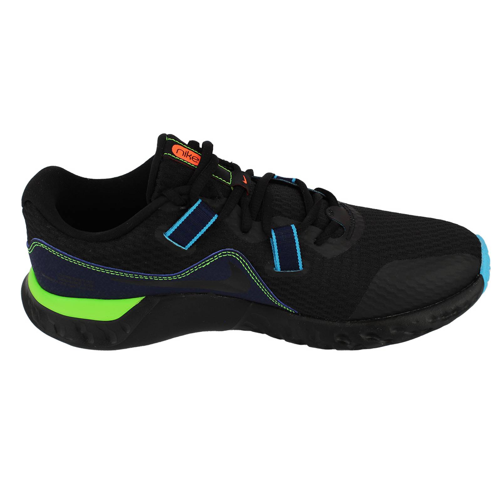 Tenis nike renew retaliation tr 2 negro azul