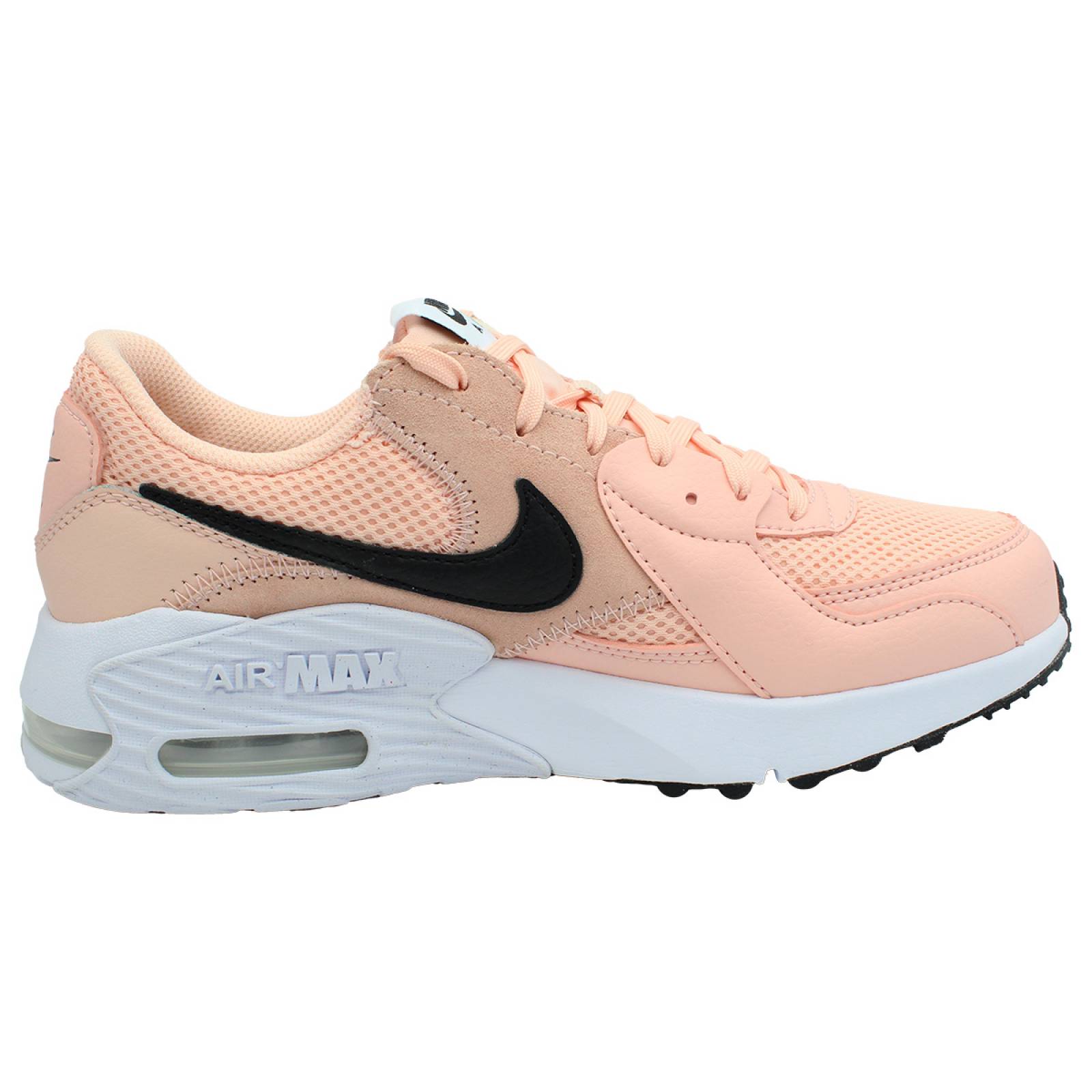 Tenis nike air max excee dama rosa blanco
