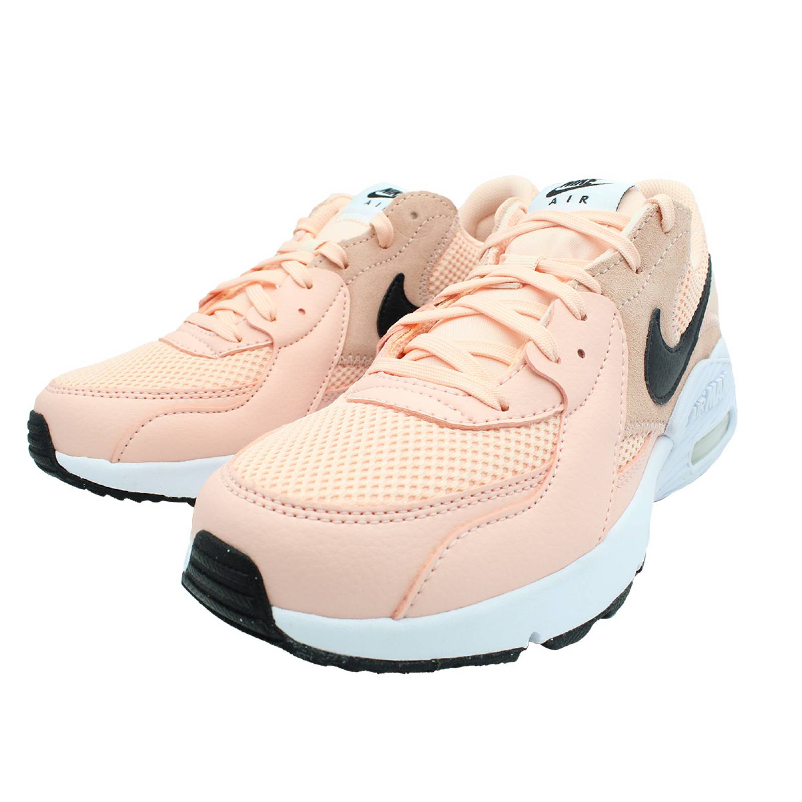Tenis nike air max excee dama rosa blanco
