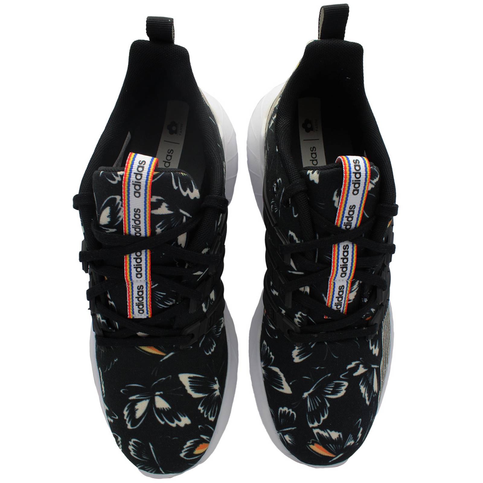 Tenis adidas questar flow negro multicolor