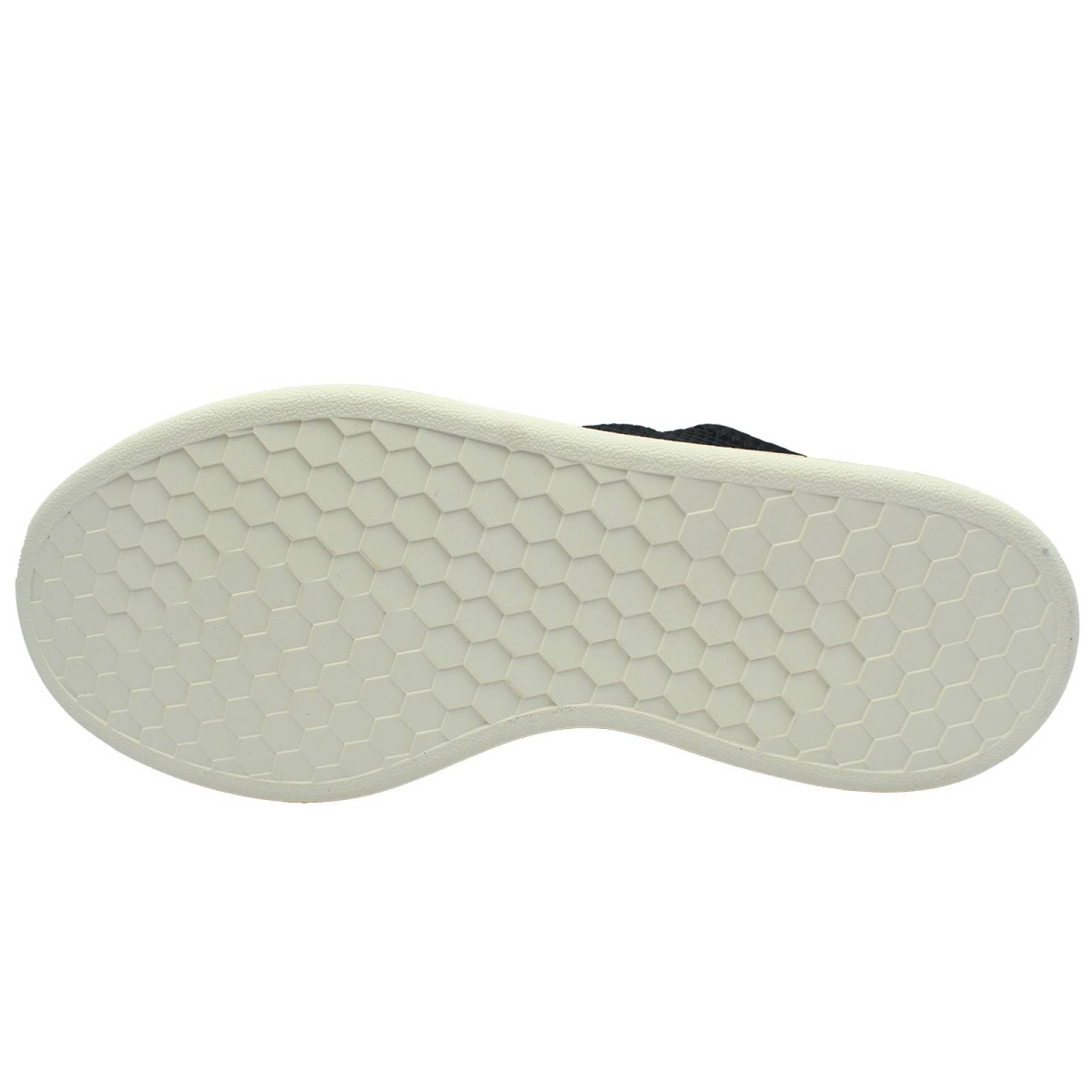 Tenis adidas court adapt dama negro oro