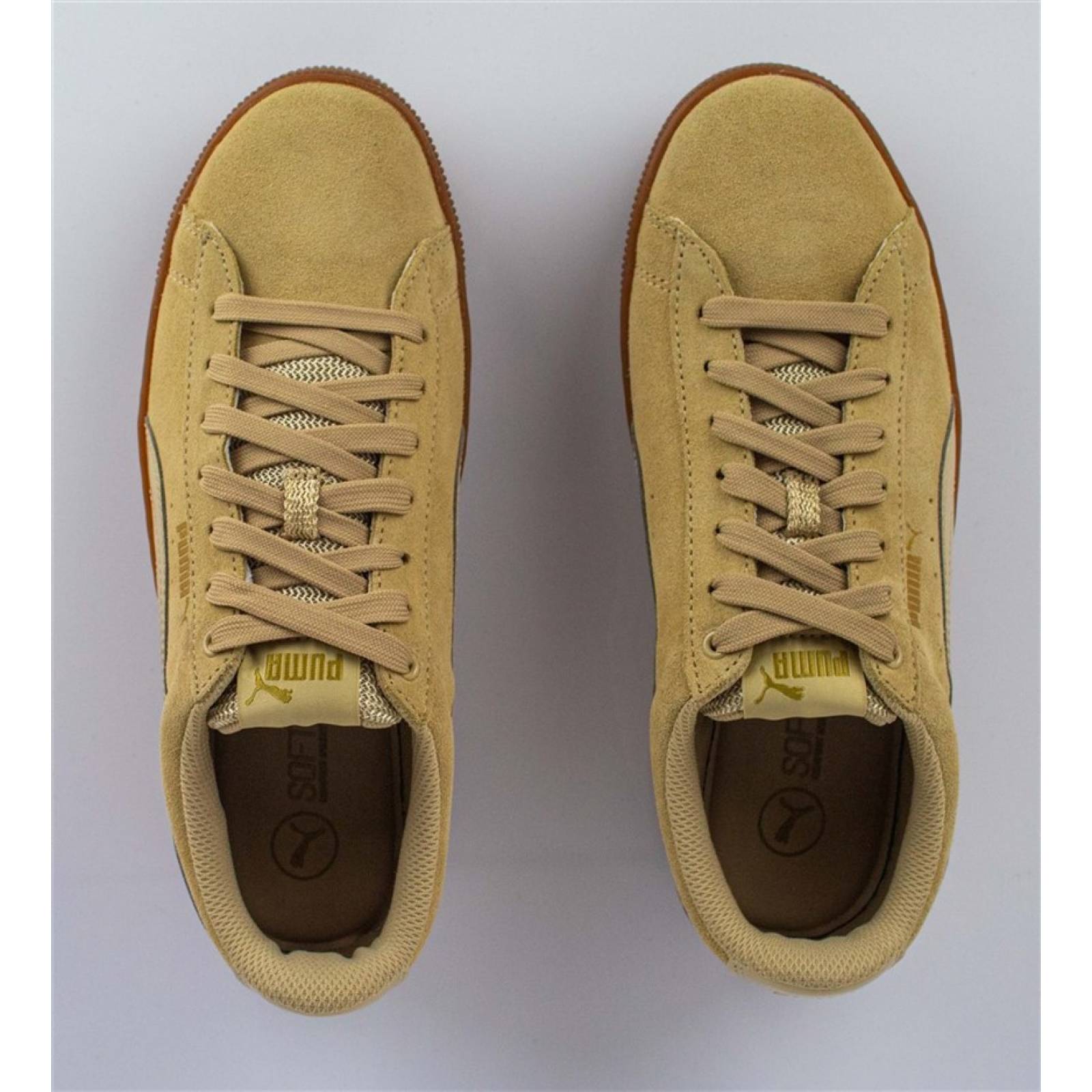 Tenis puma dama vikky plataforma cafe beige