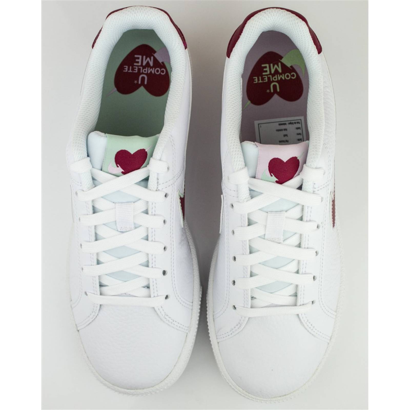 Tenis nike court royale dama blanco rojo ci7824100